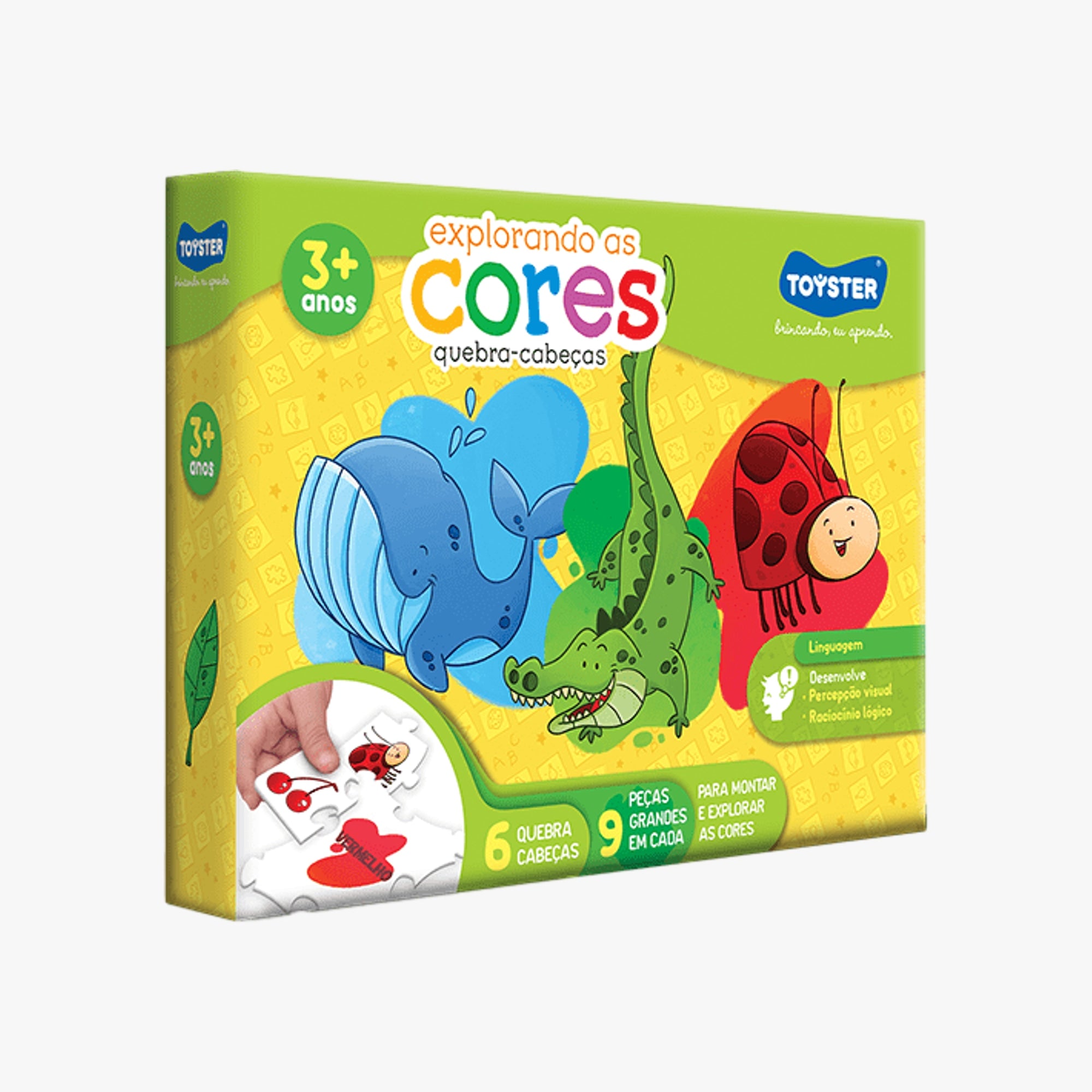 Quebra-cabeça Educativo Explorando as Cores