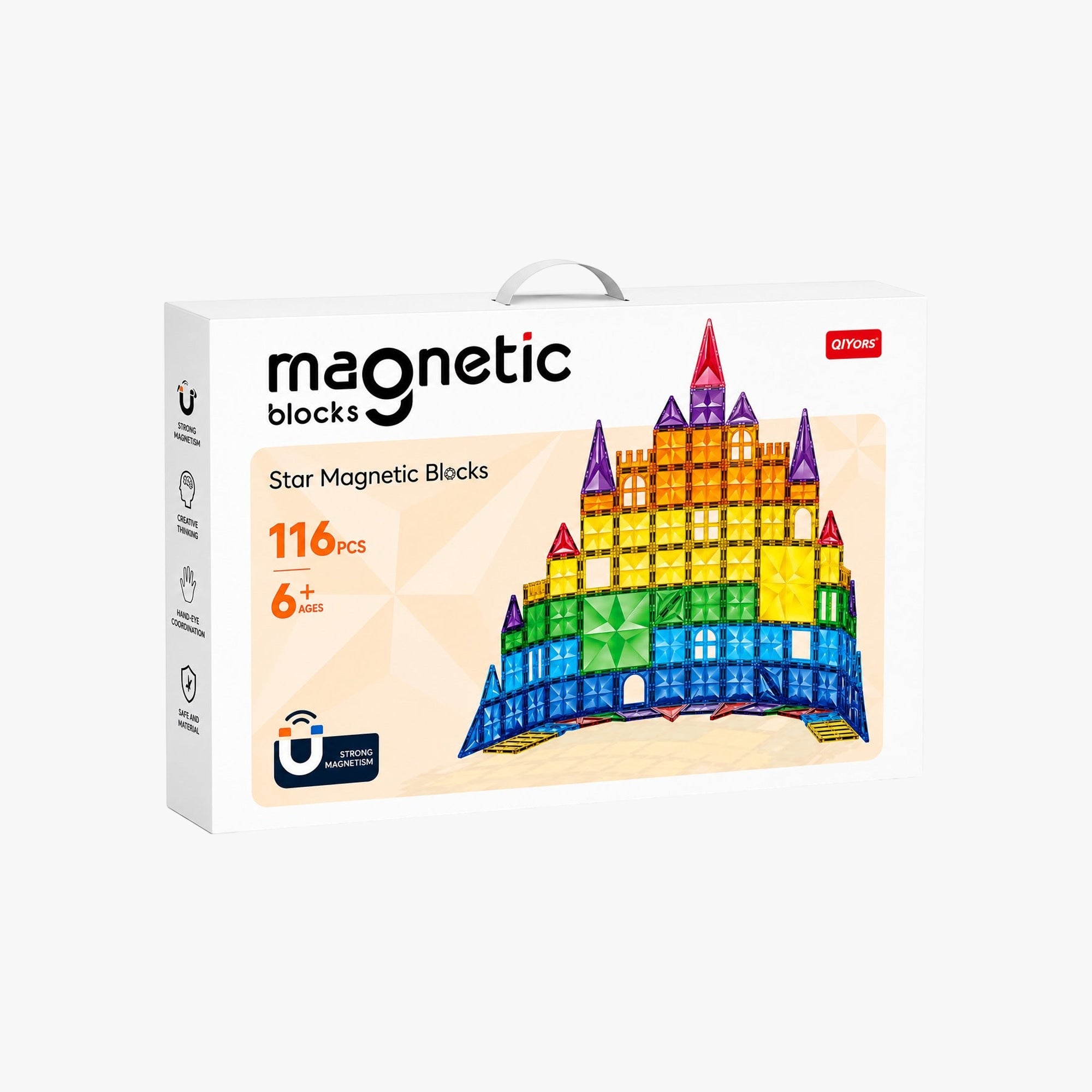 Blocos de Montar Magnéticos 116 Peças