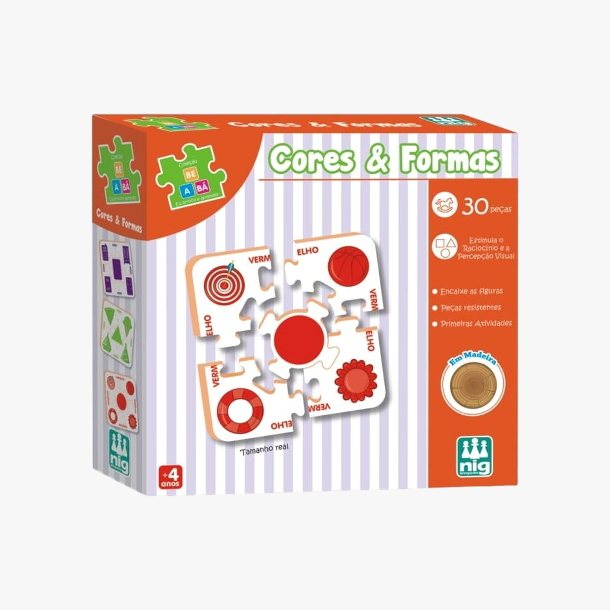 Quebra-Cabeça Cores Formas