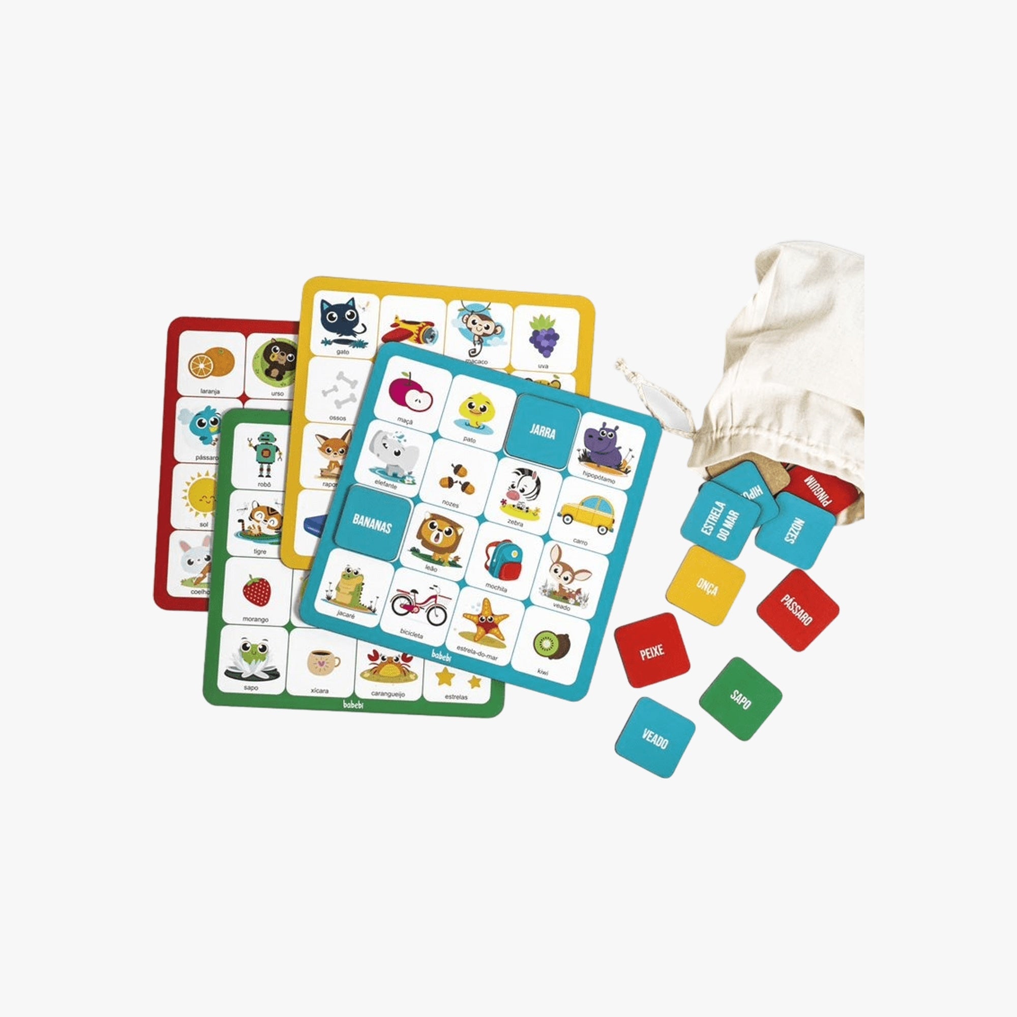 Jogo Educativo Bingo das Palavras