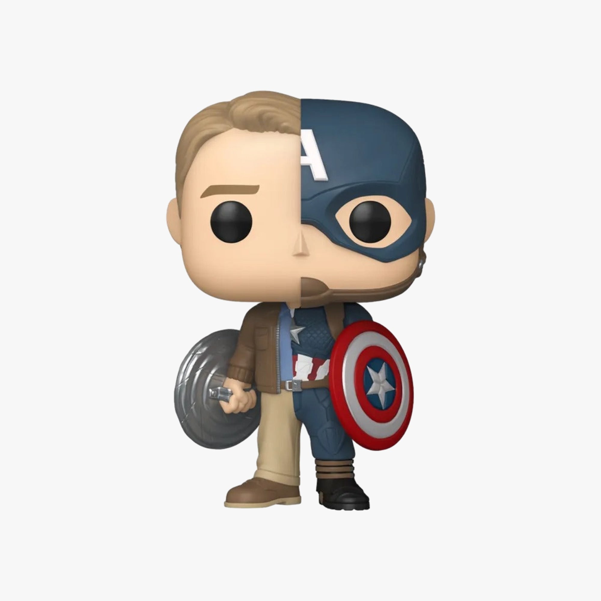 Boneco Funko Pop! Marvel Splits - Capitão América/Steve
