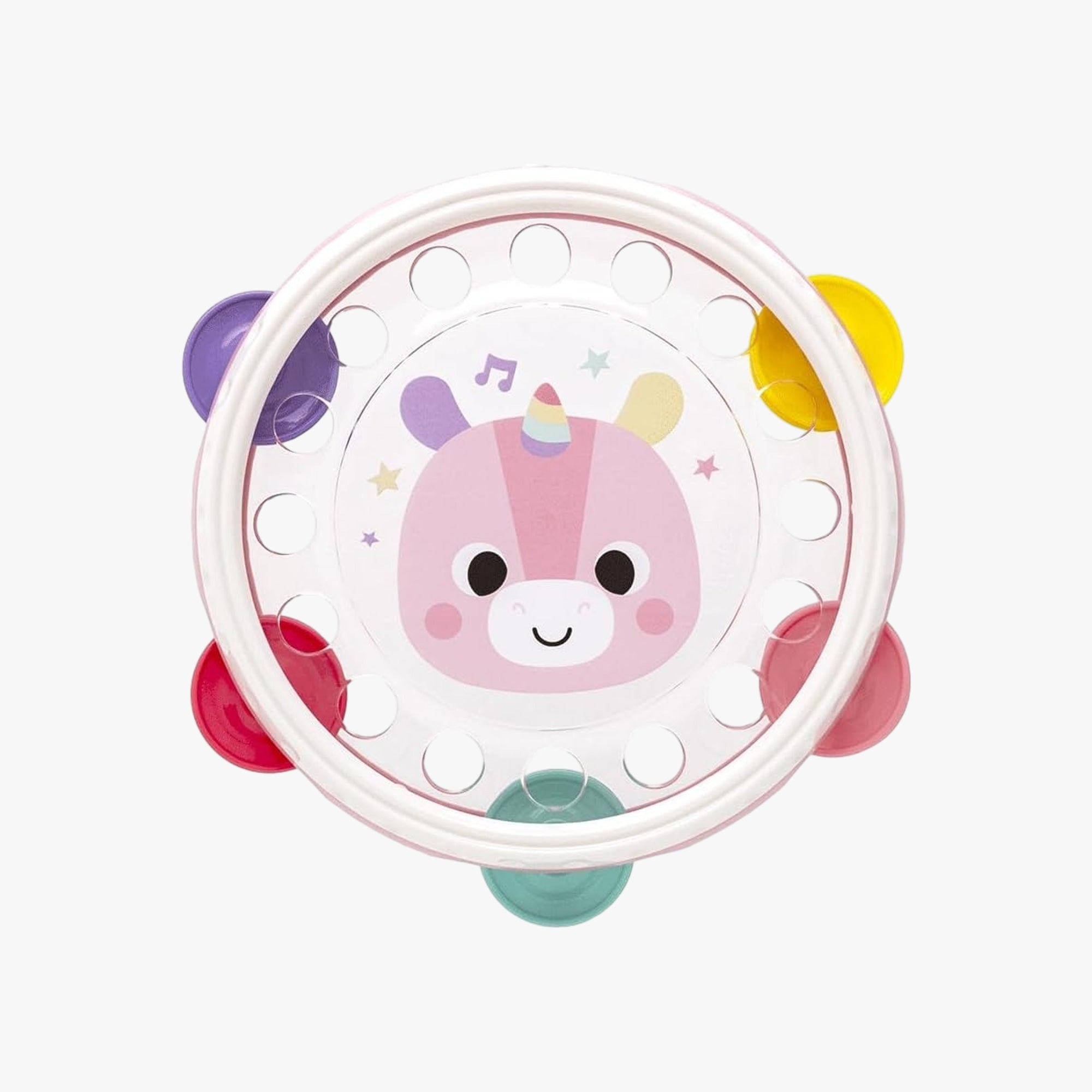 Brinquedo Musical de Bebê Pandeiro Unicórnio