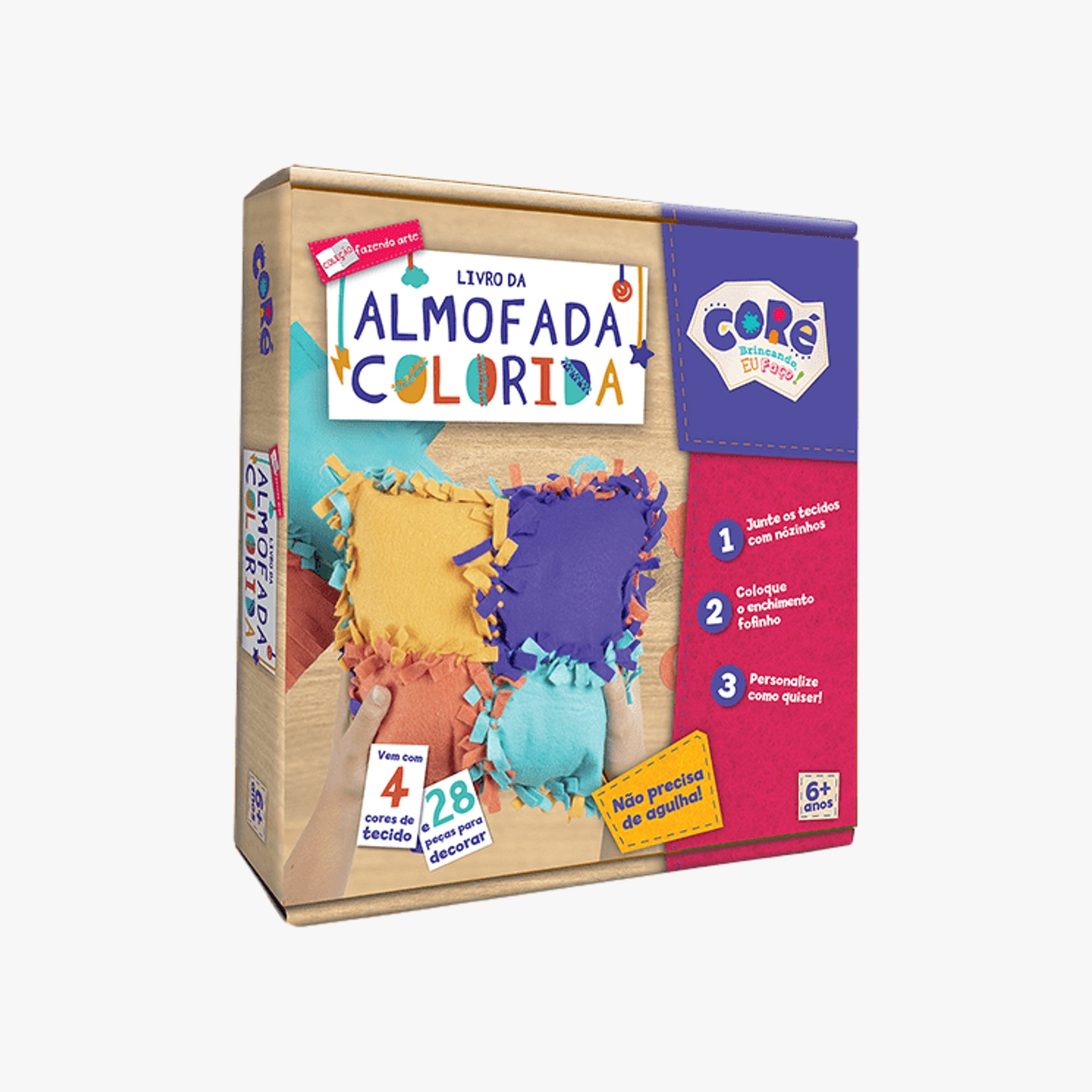 Brinquedo Fazendo Arte  Almofada Colorida Toyster