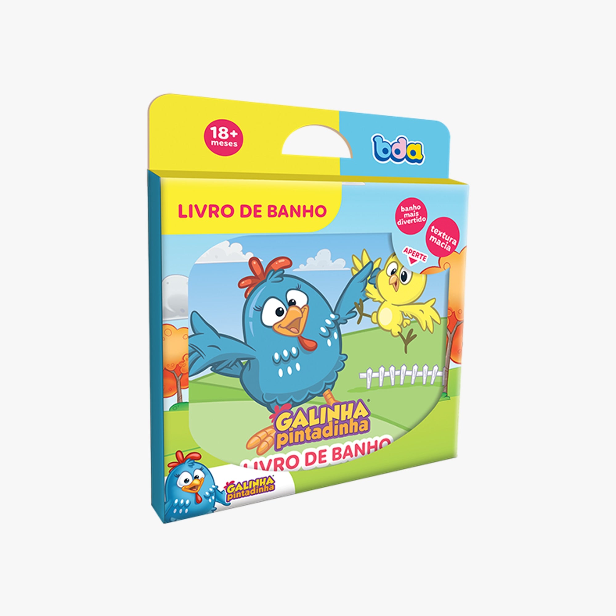Livro de Banho Para Bebê Galinha Pintadinha
