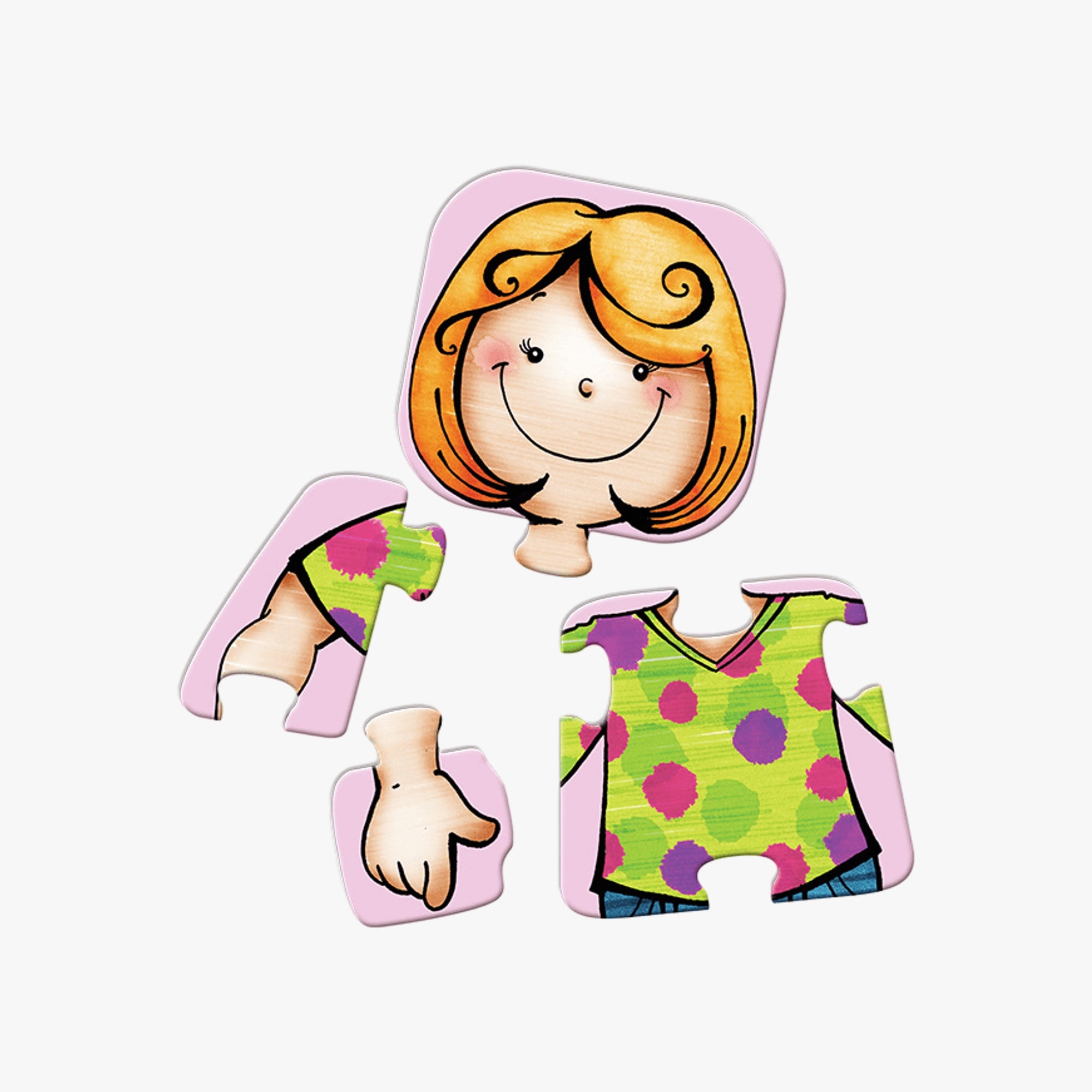 Quebra-Cabeça Infantil da Cabeça ao Pé