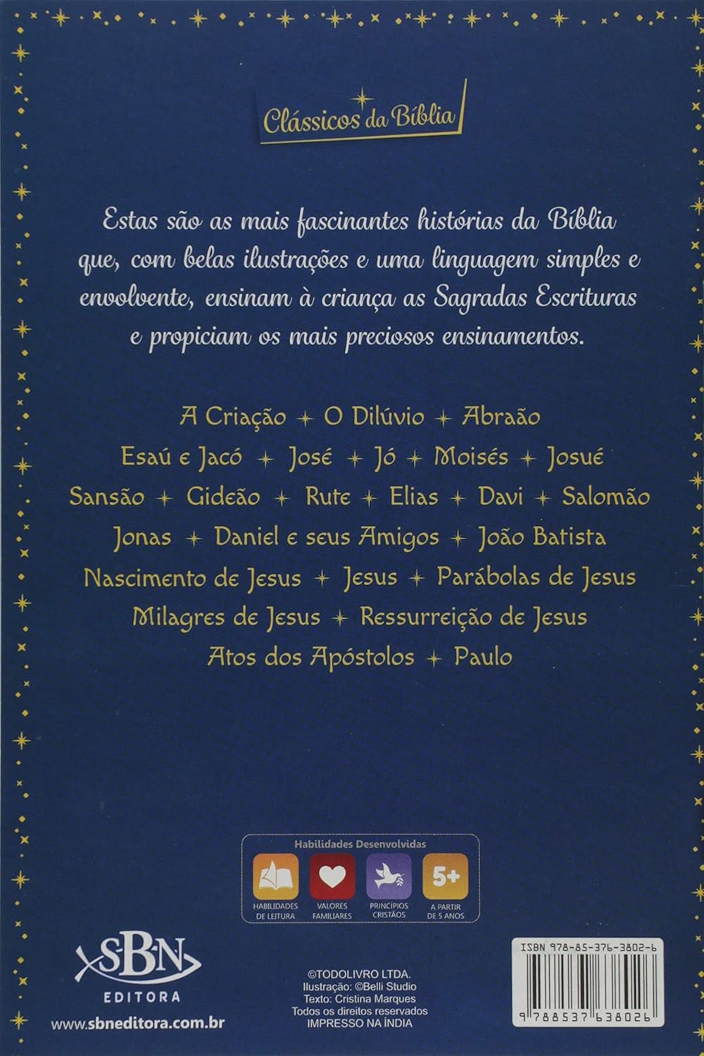 Livro Clássicos da Bíblia Nascimento de Jesus