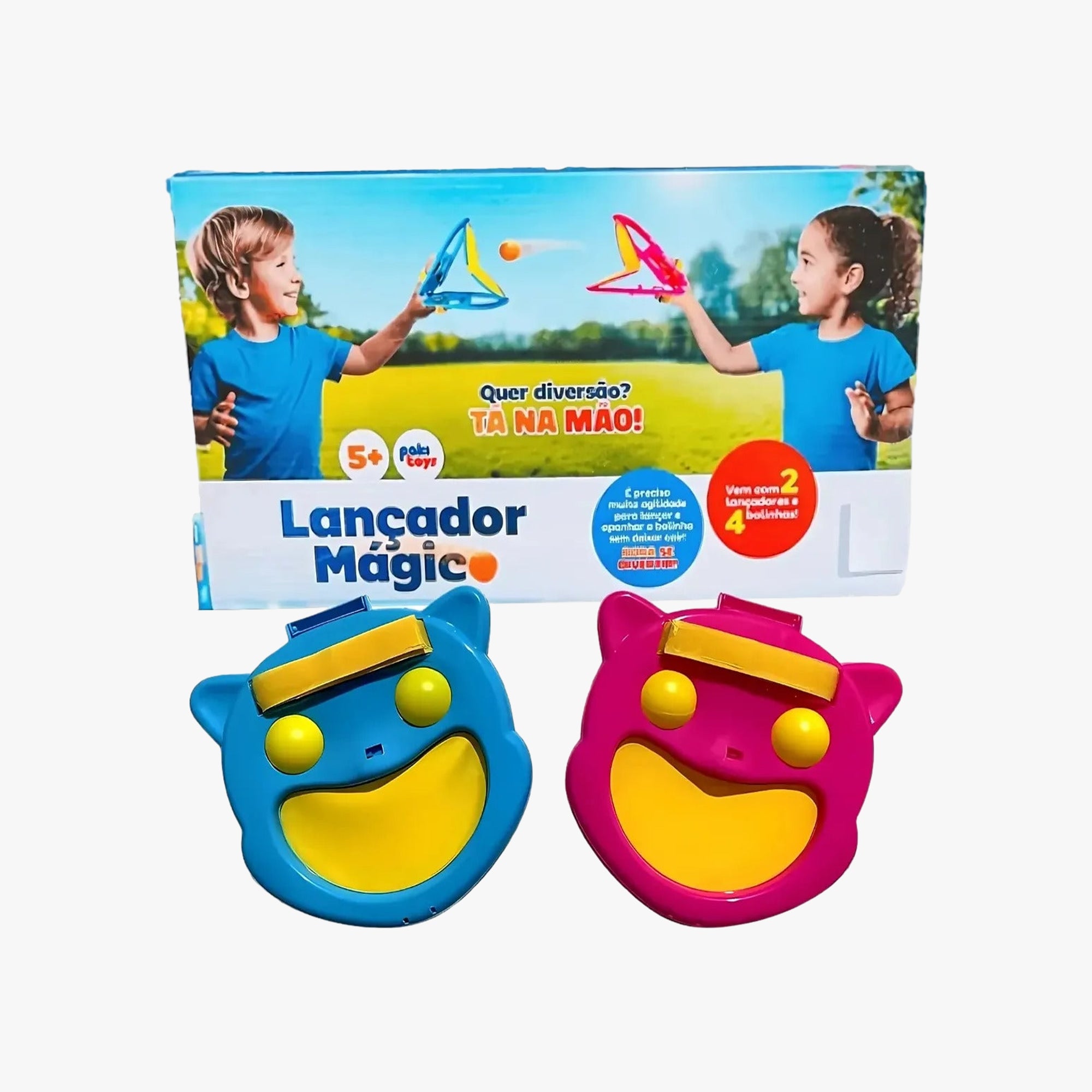 Brinquedo Lançador Magico De Bolinhas