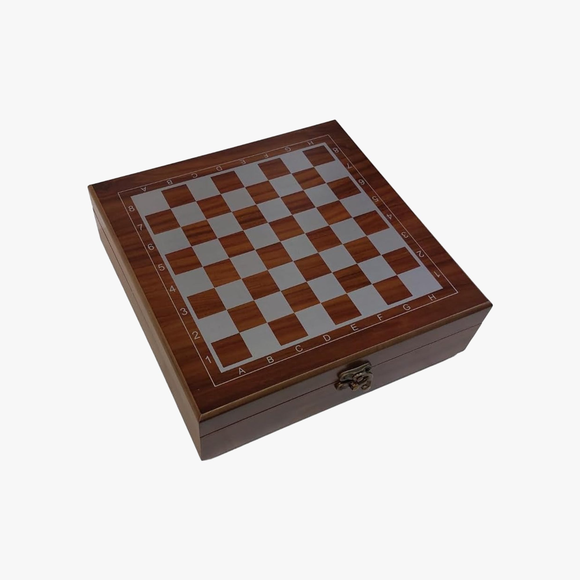 Maleta Kit 3 Jogos Dominó/Xadrez/Poker