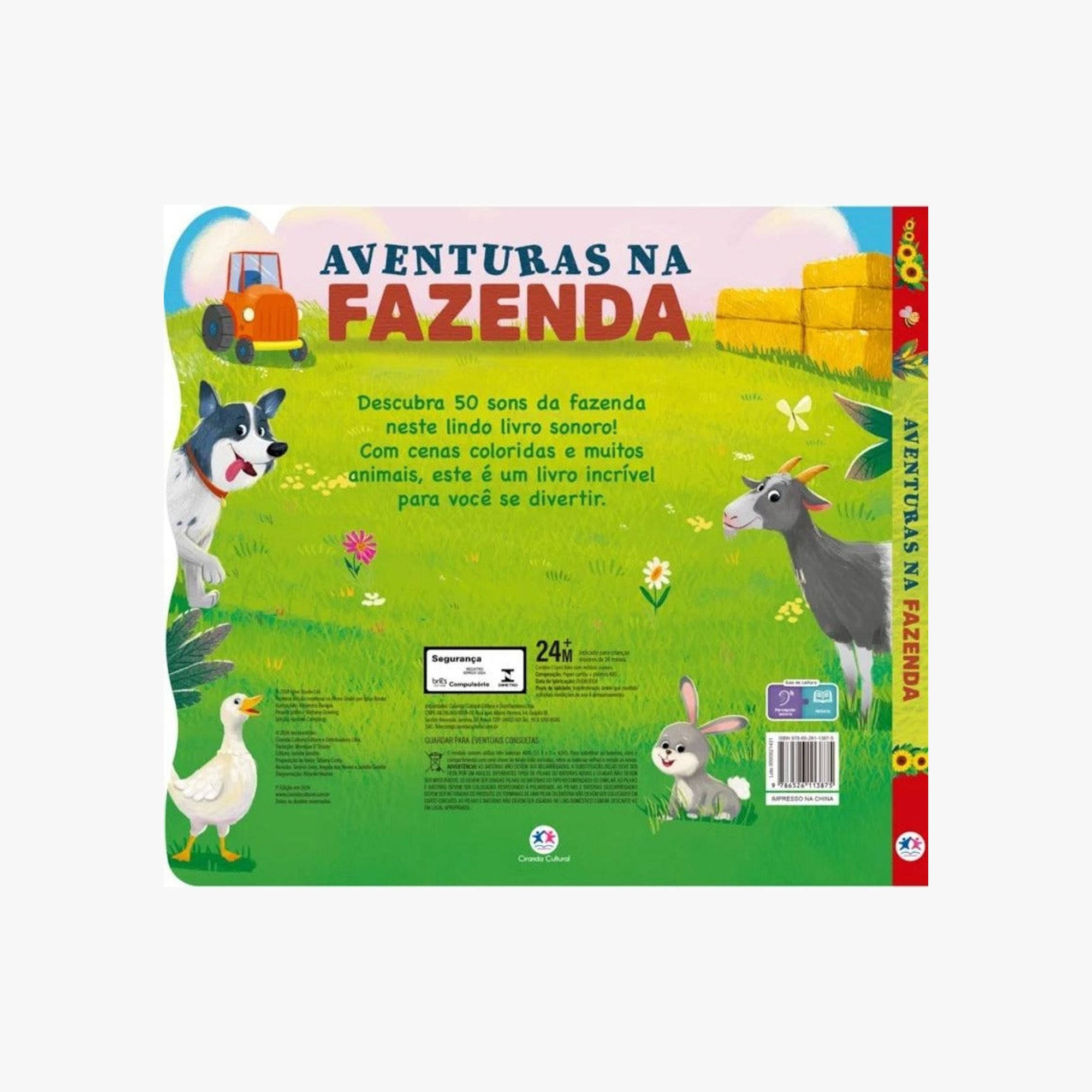 Livro Sonoro Aventuras na fazenda