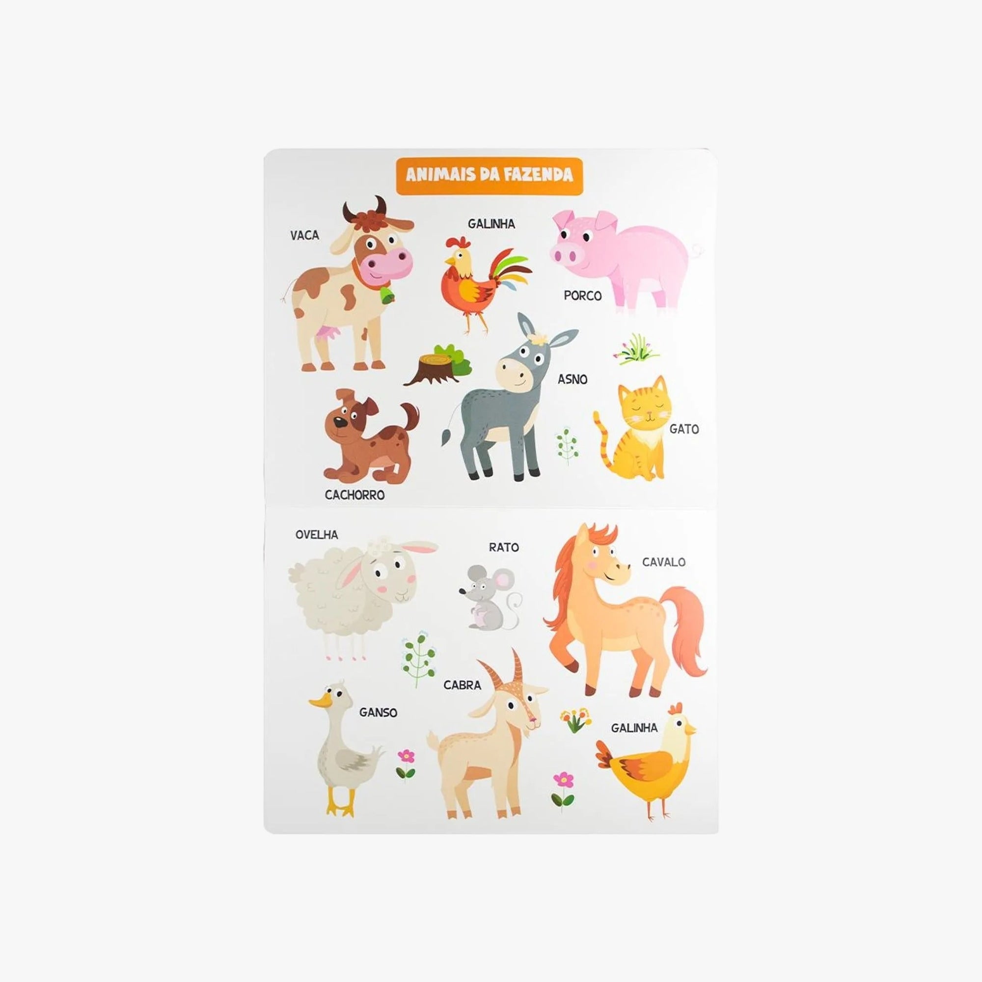 Livro-pad de Nomeação: Meus Primeiros Animais