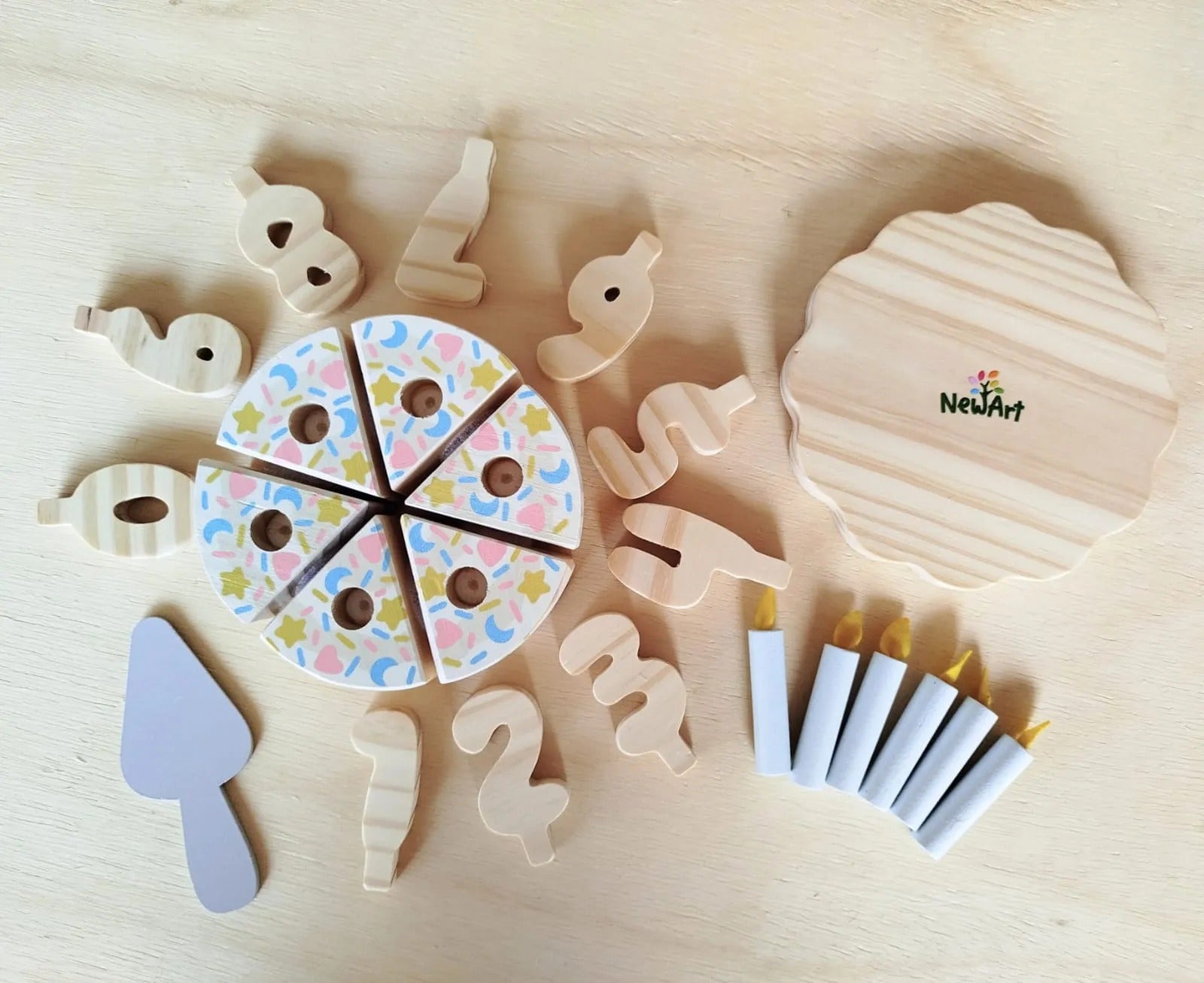 Brinquedo Infantil Bolo Velas e Números