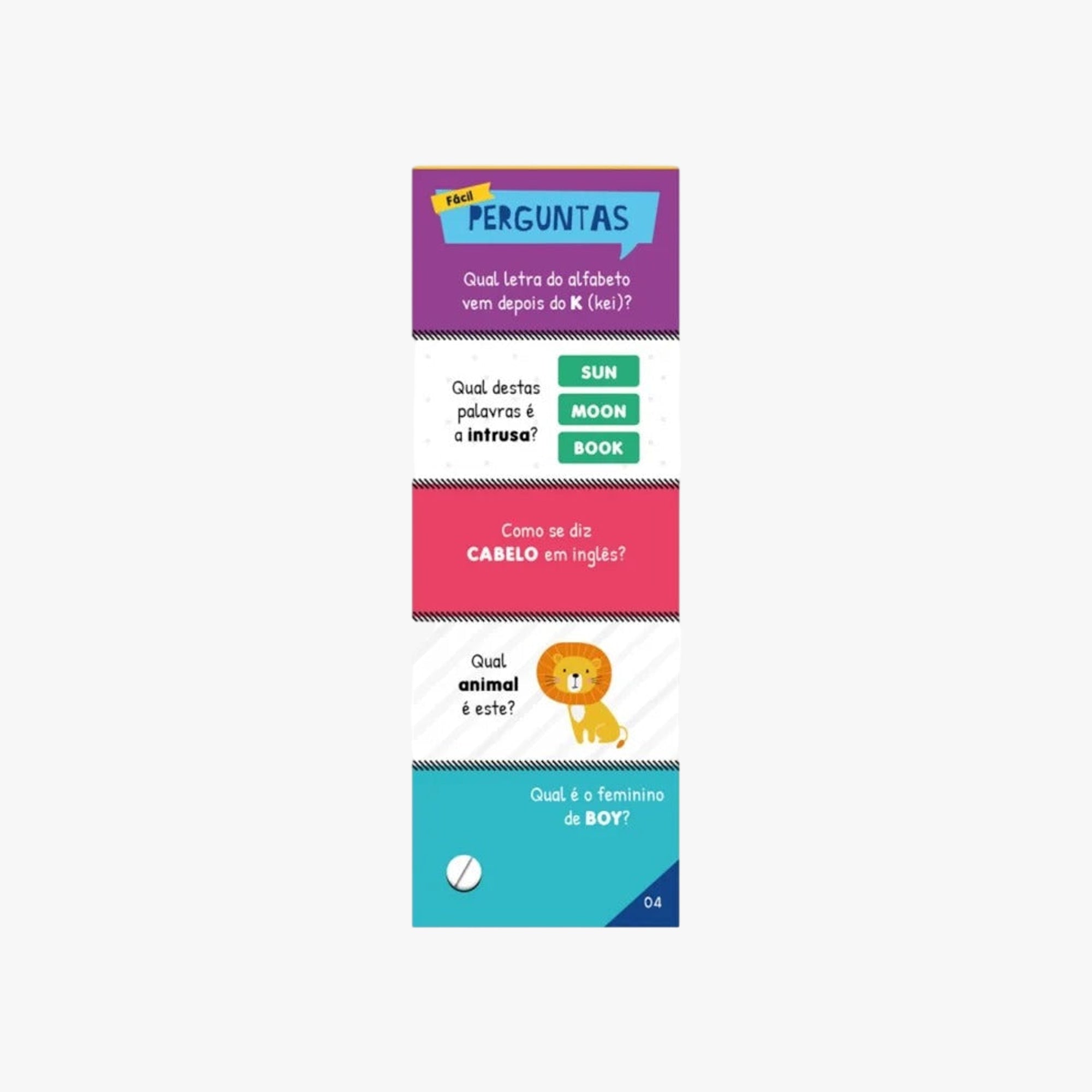 Livro Flash cards Pense Rápido Inglês