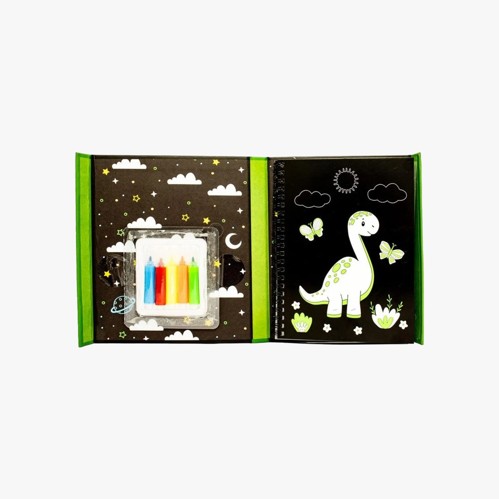 Livro de Colorir Neon Dinossauros