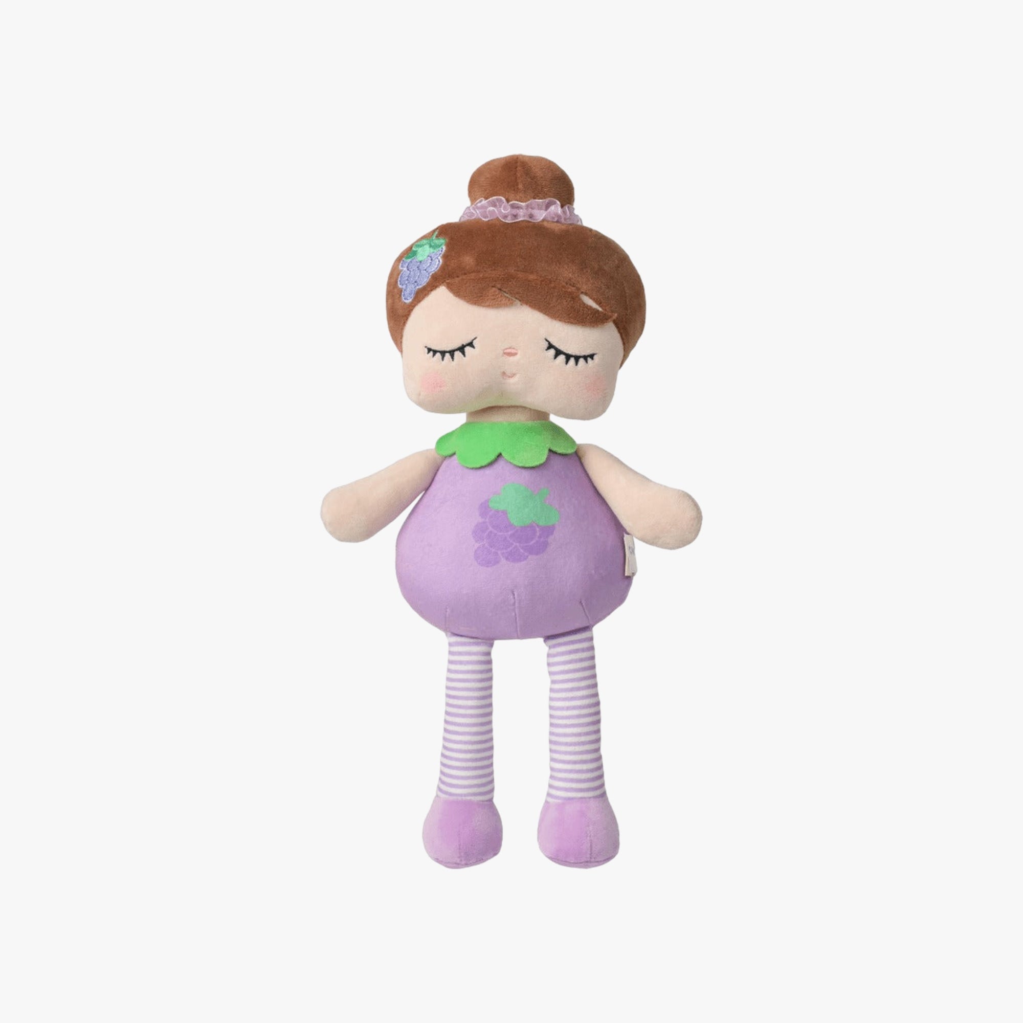 Boneca Infantil de Pano Frutinha Uvinha 33cm