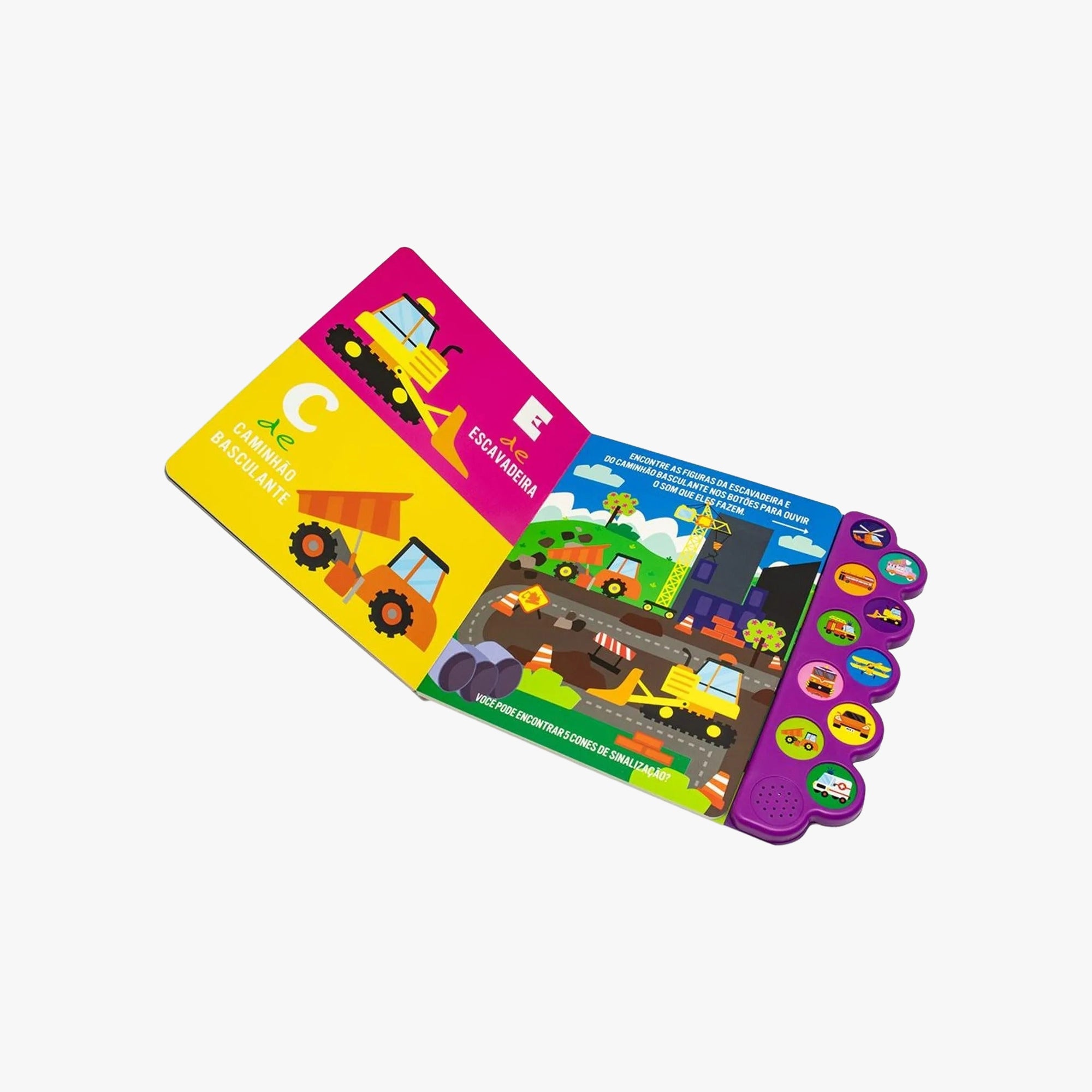 Livro Mundo Sonoro: Transportes Super Divertidos