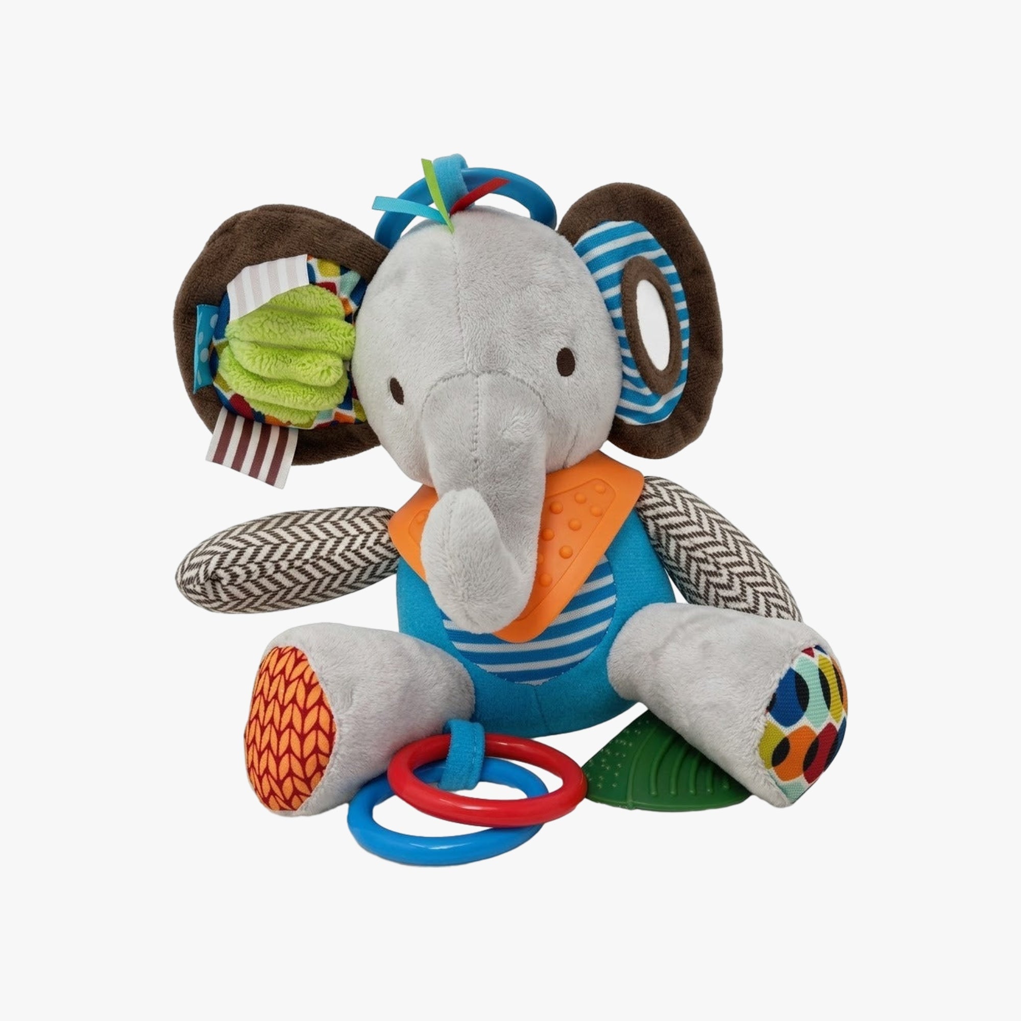 Brinquedo Pelúcia Sensorial Elefante