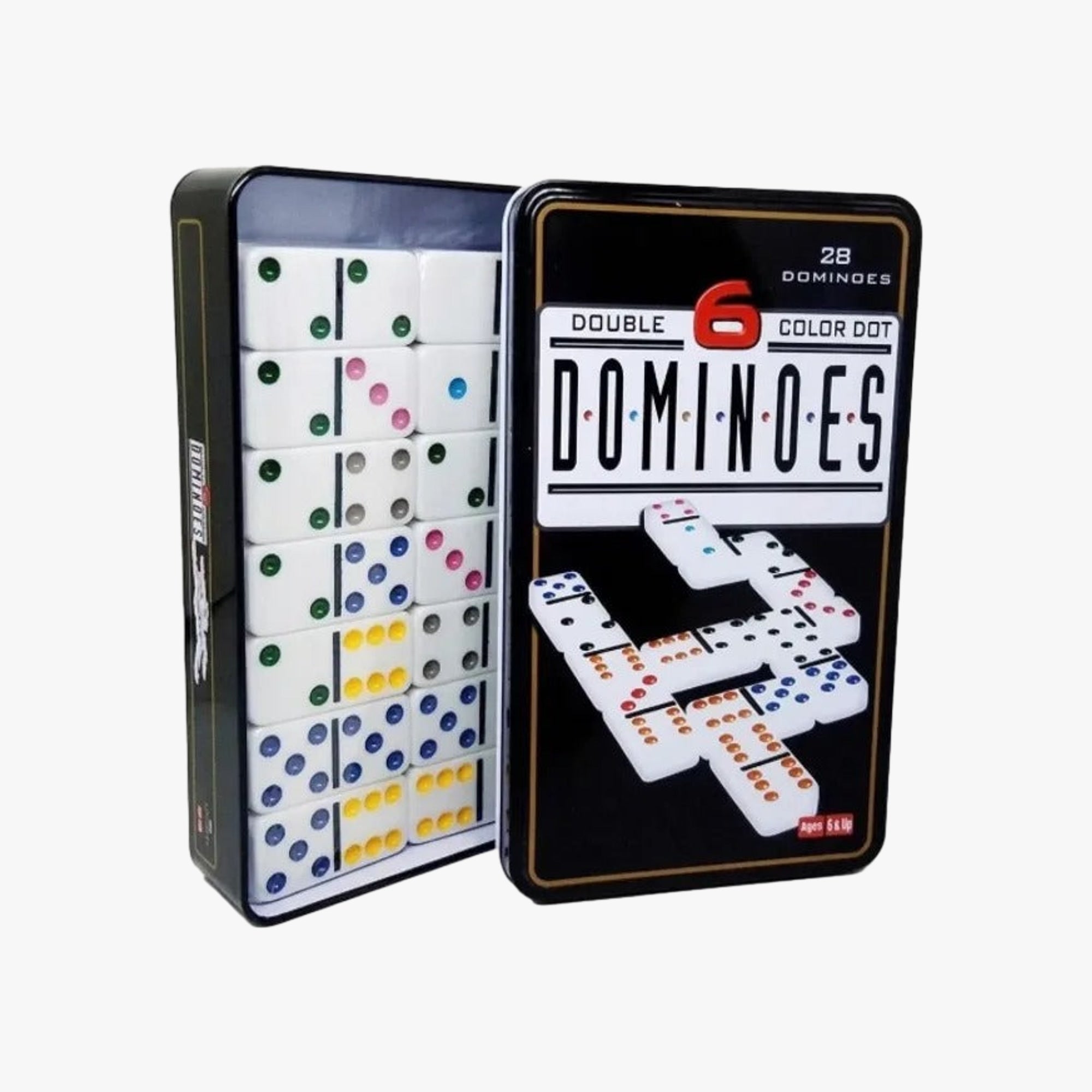 Dominó Infantil 28 Peças Colorida