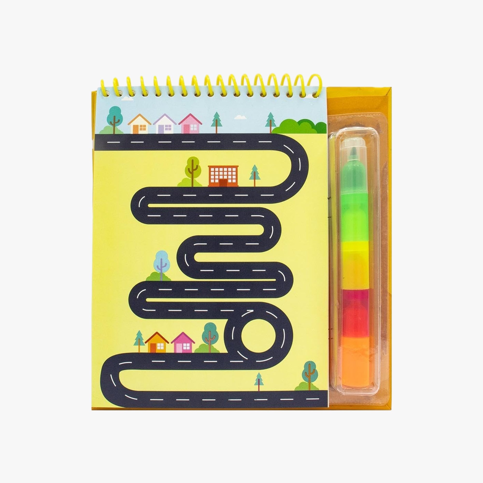 Livro de colorir Canetinhas Vida Veículos