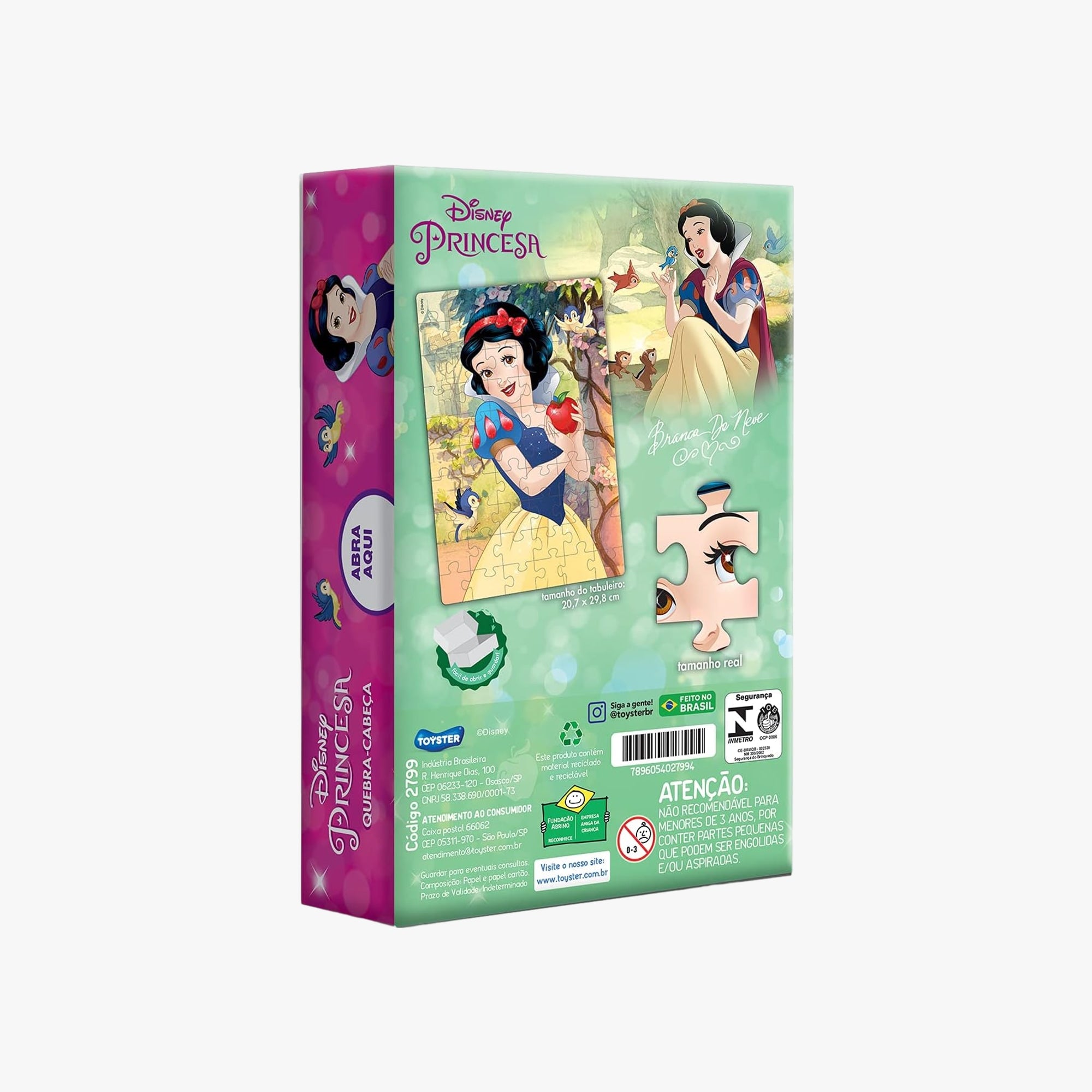 Quebra-Cabeça Princesa Branca de Neve 60 Peças