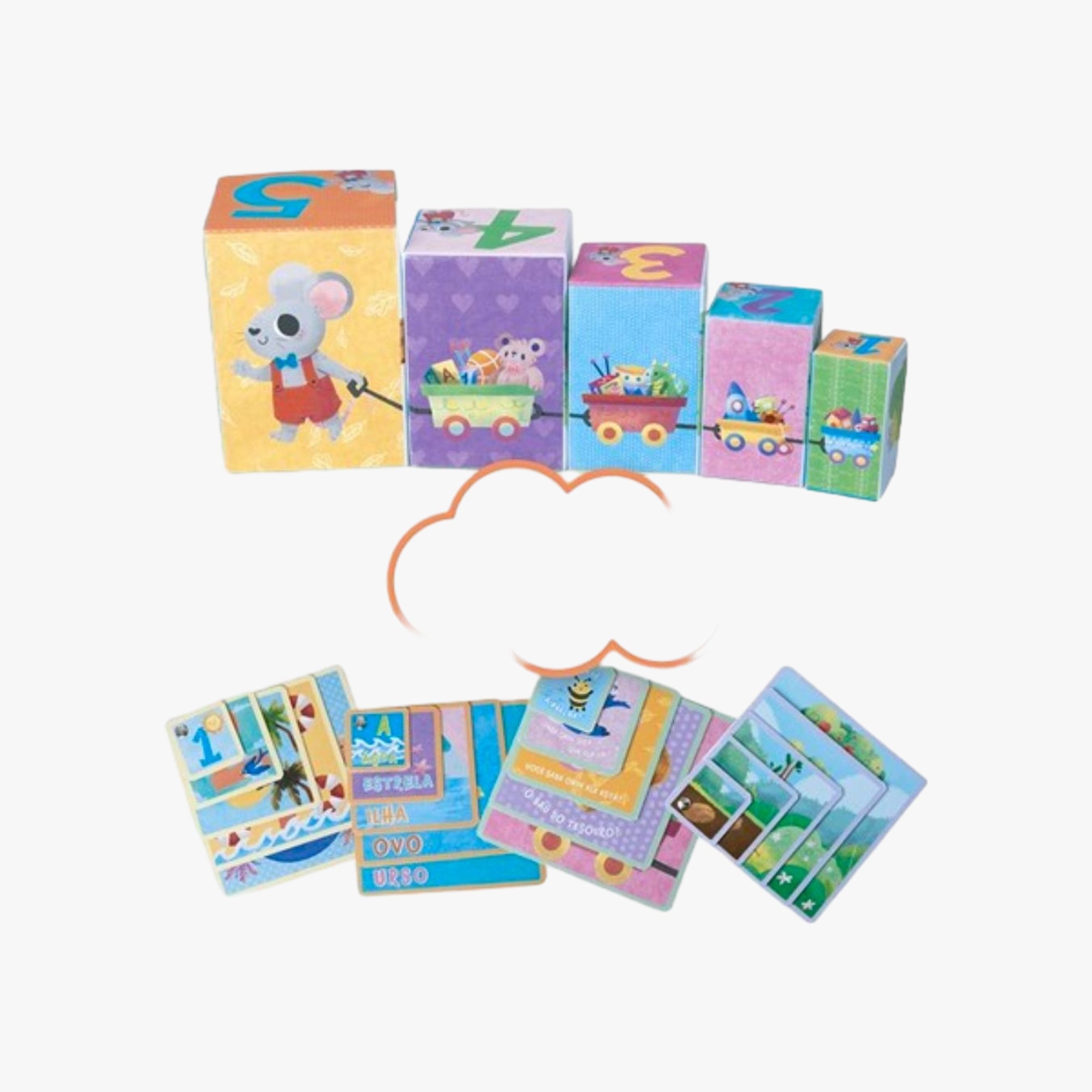Brinquedo Educativo Caixinha de Empilhar