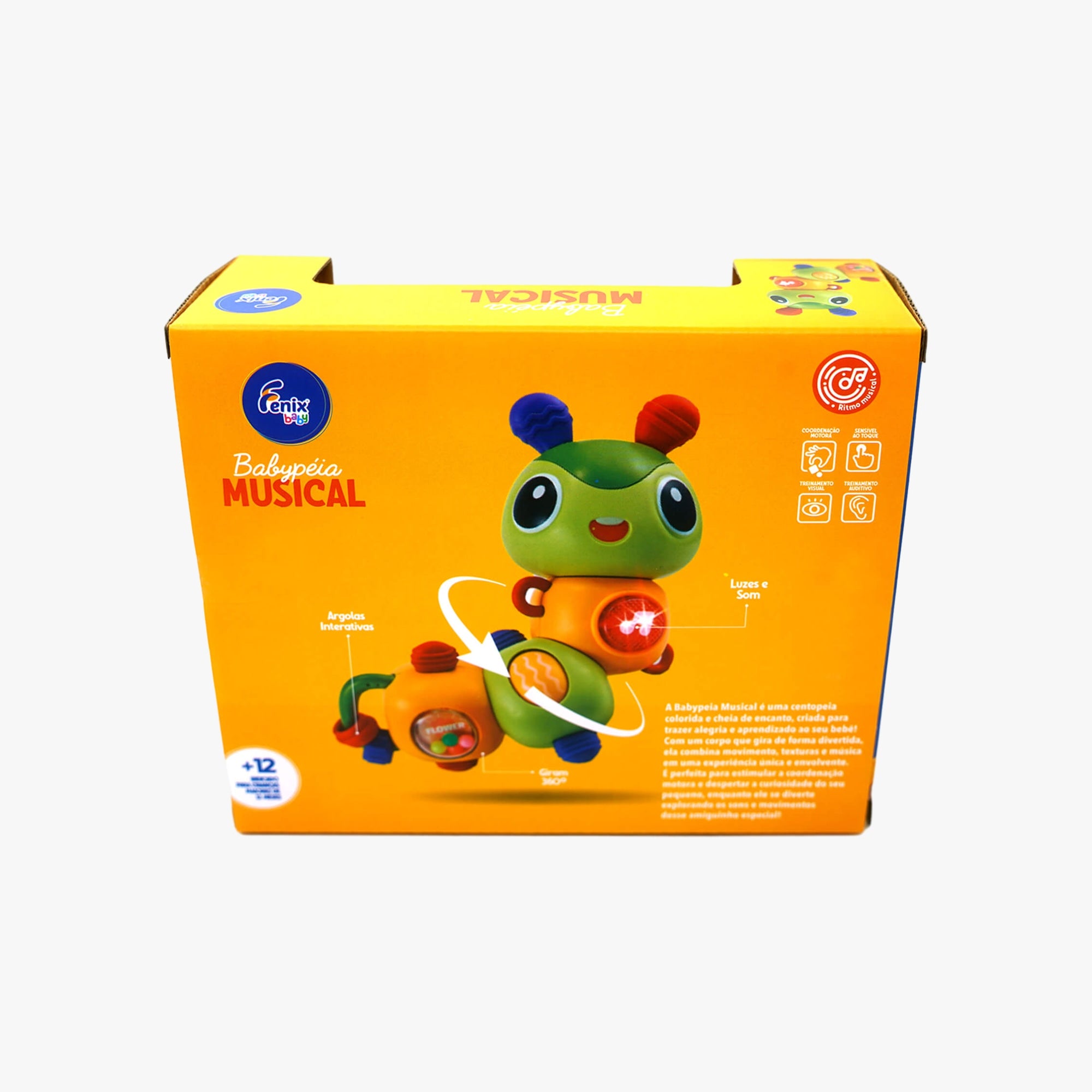 Brinquedo Baby Centopeia Musical