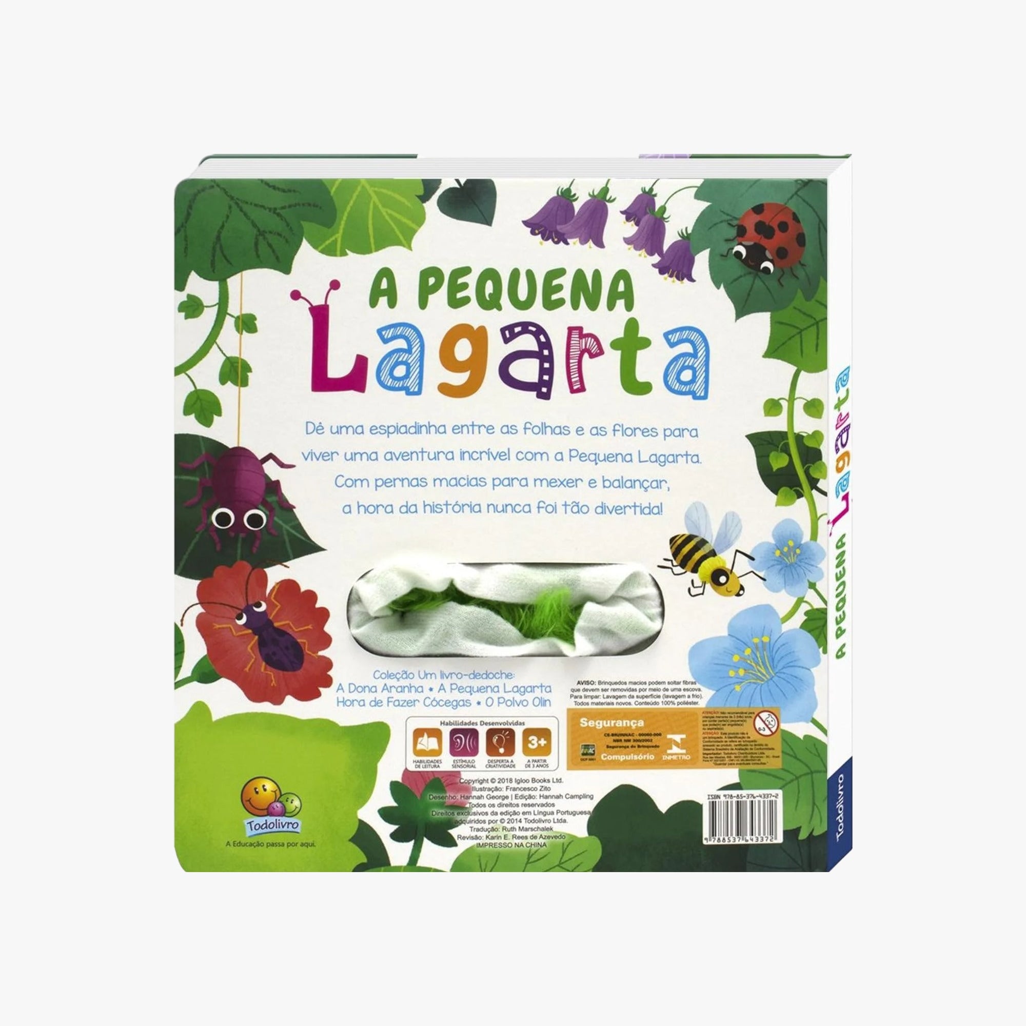 Livro Dedoche Pequena Lagarta