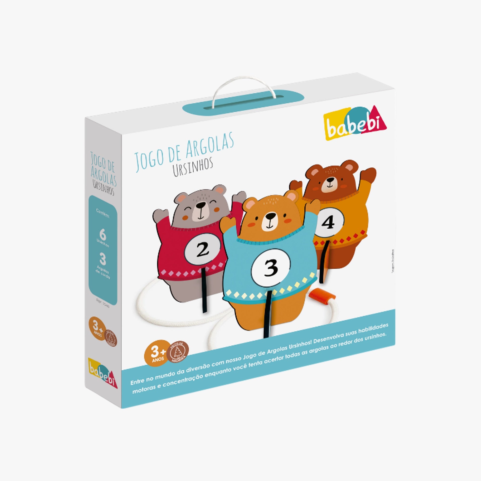 Jogo Infantil de Argolas Ursinho