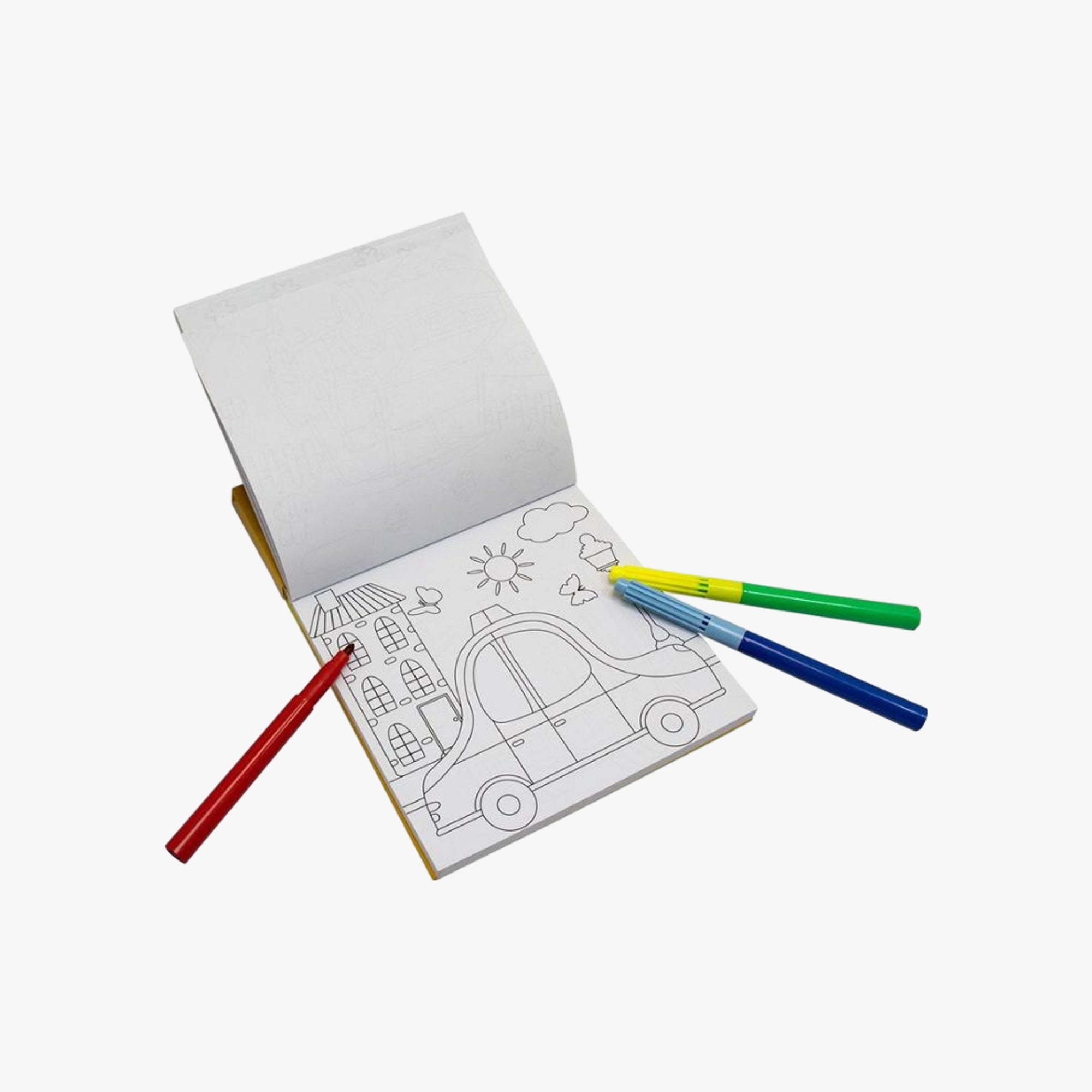 Livro Kit Mágico para Colorir Veículos