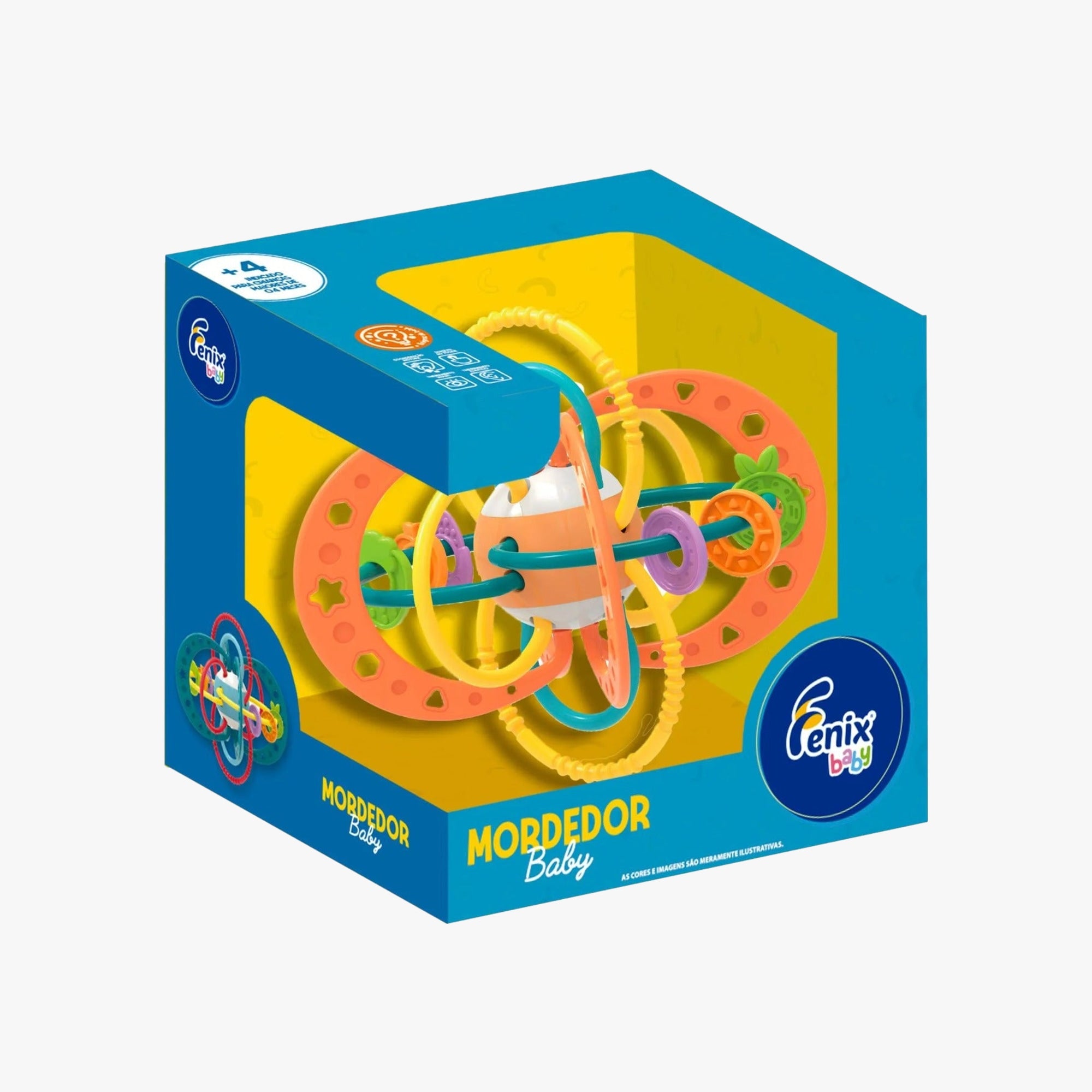 Mordedor Baby Amarelo- Macio e Seguro