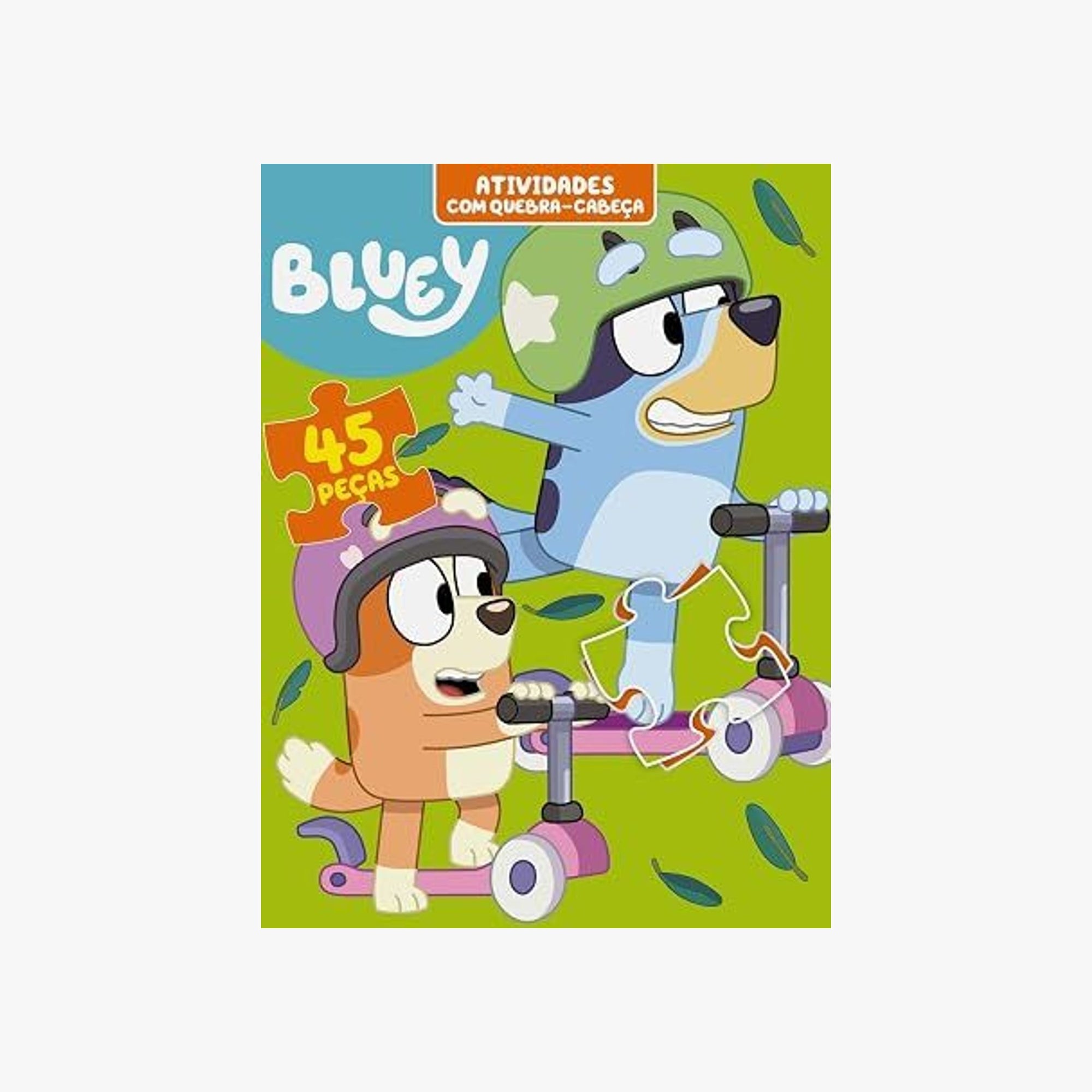 Bluey Atividades com Quebra-Cabeça