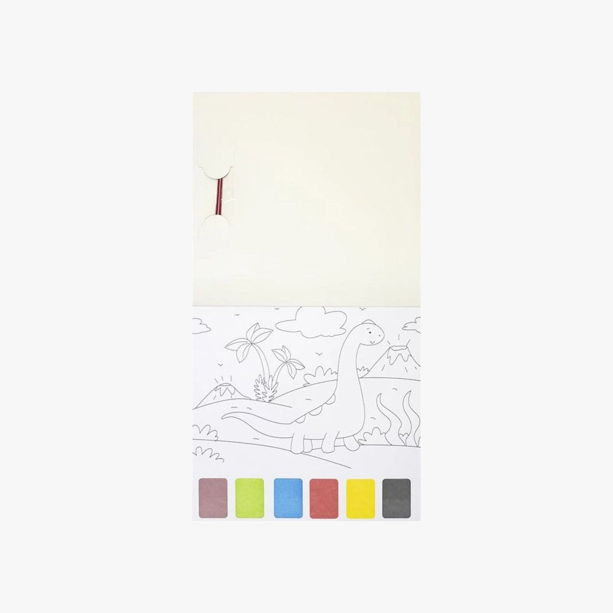 Livro Pintando com Água Dinossauro