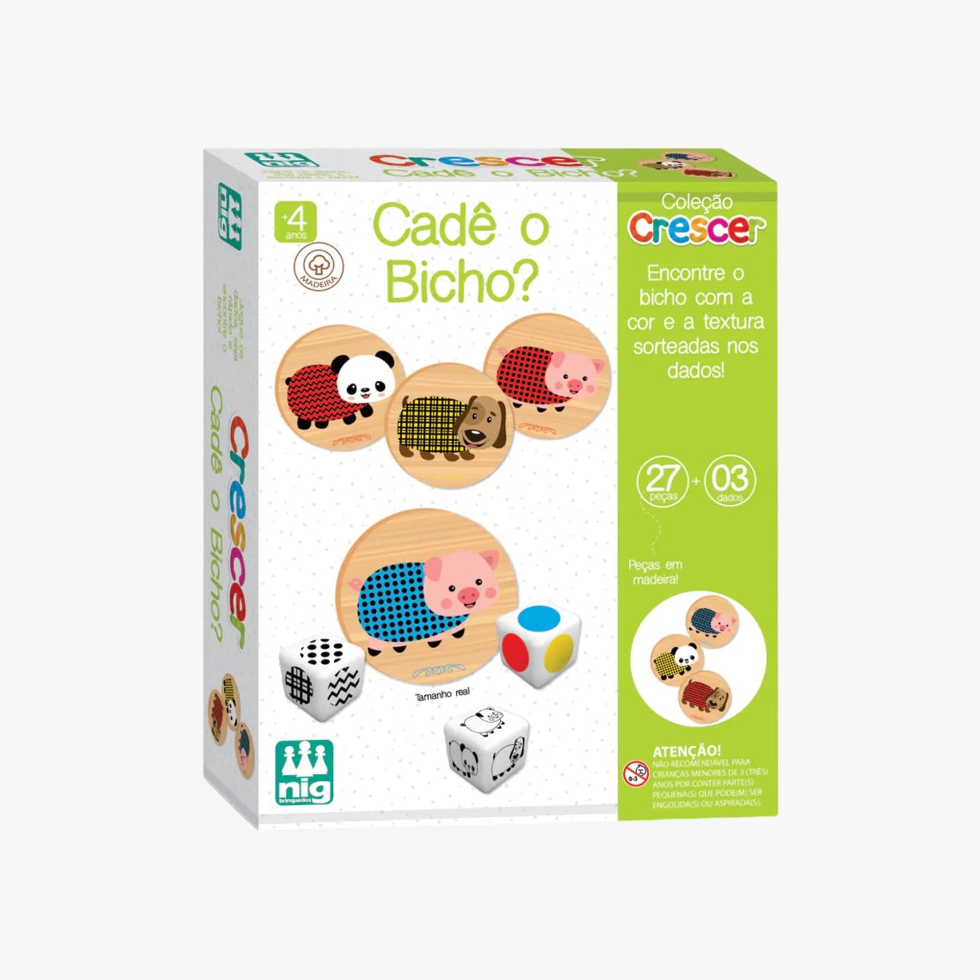 Jogo Eduativo Cadê o Bicho Coleção Crescer