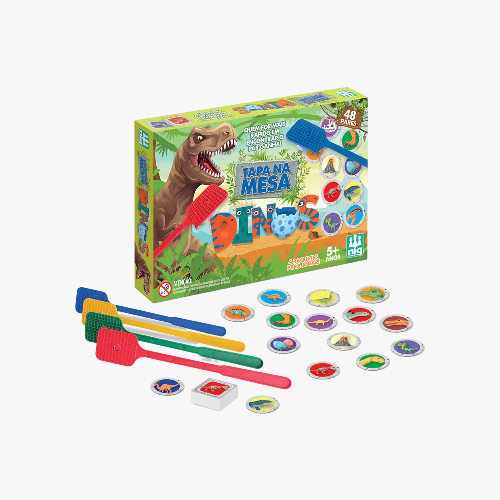 Jogo Tapa na Mesa Dinossauro