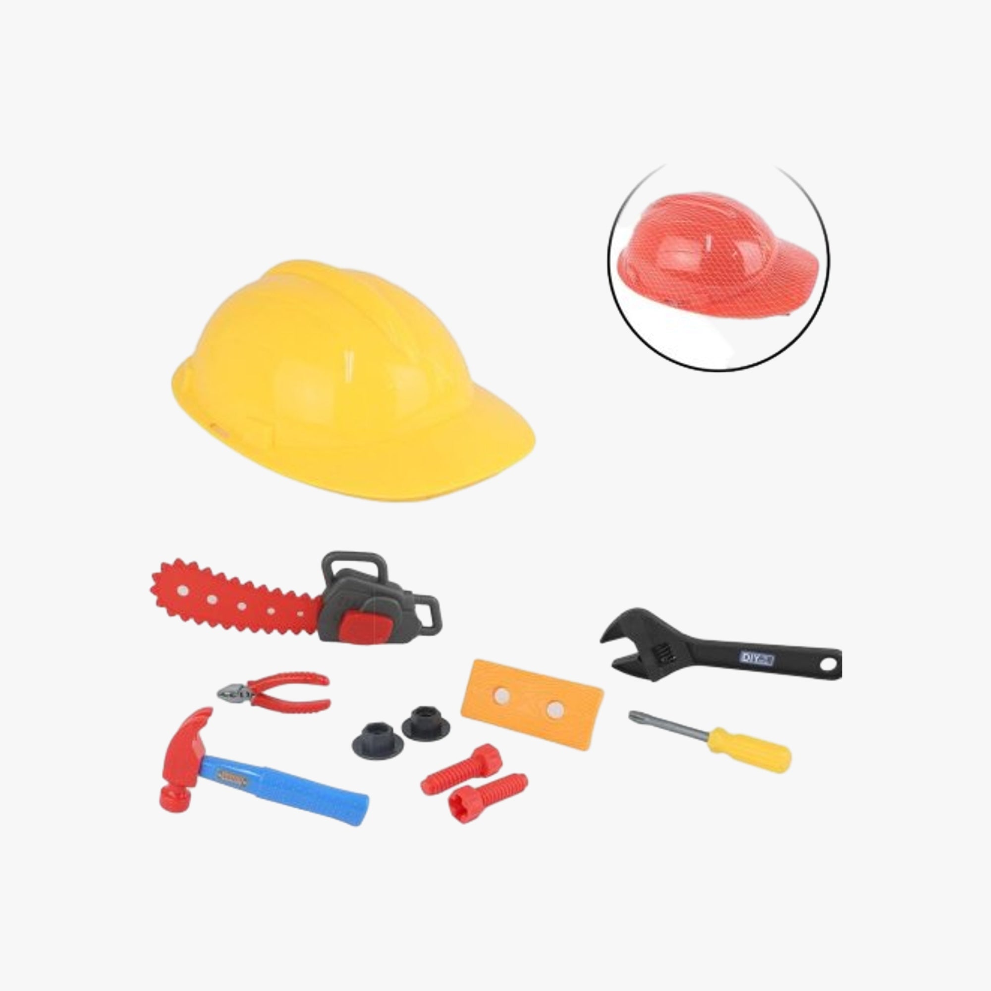 Kit Ferramentas Infantil com Capacete
