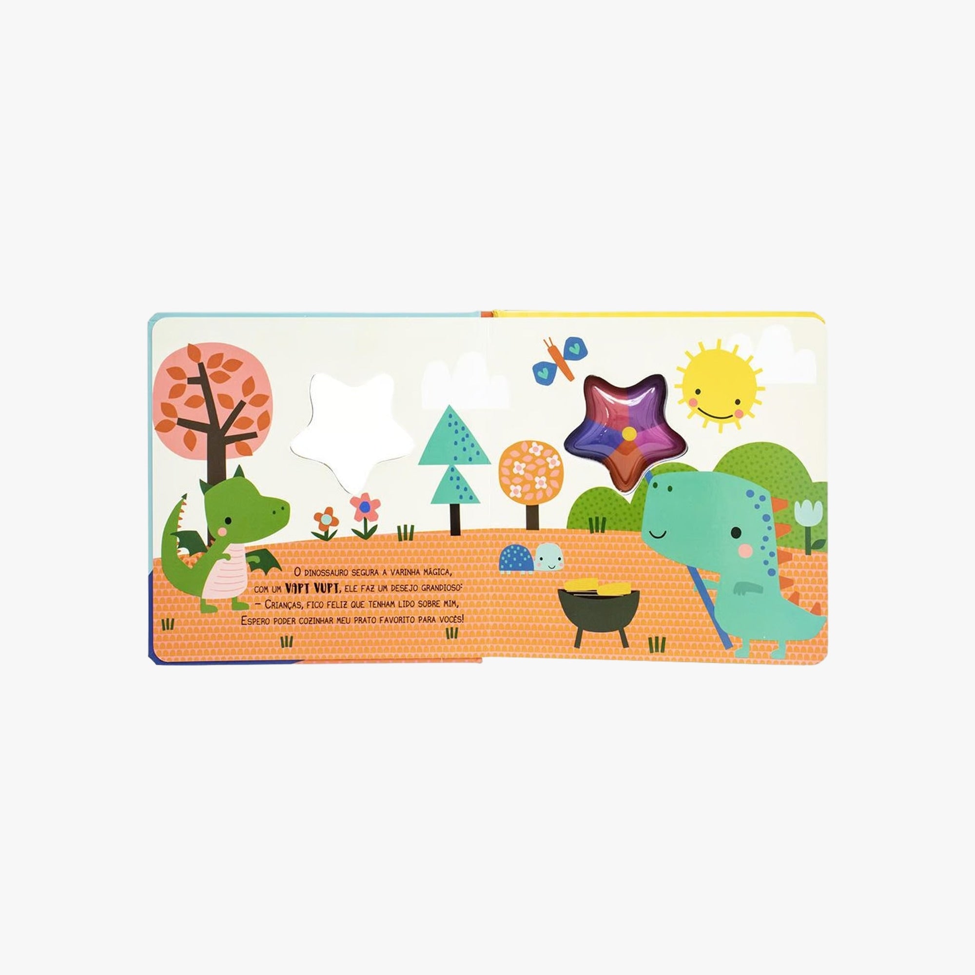 Livro que Brilha Varinha Mágica