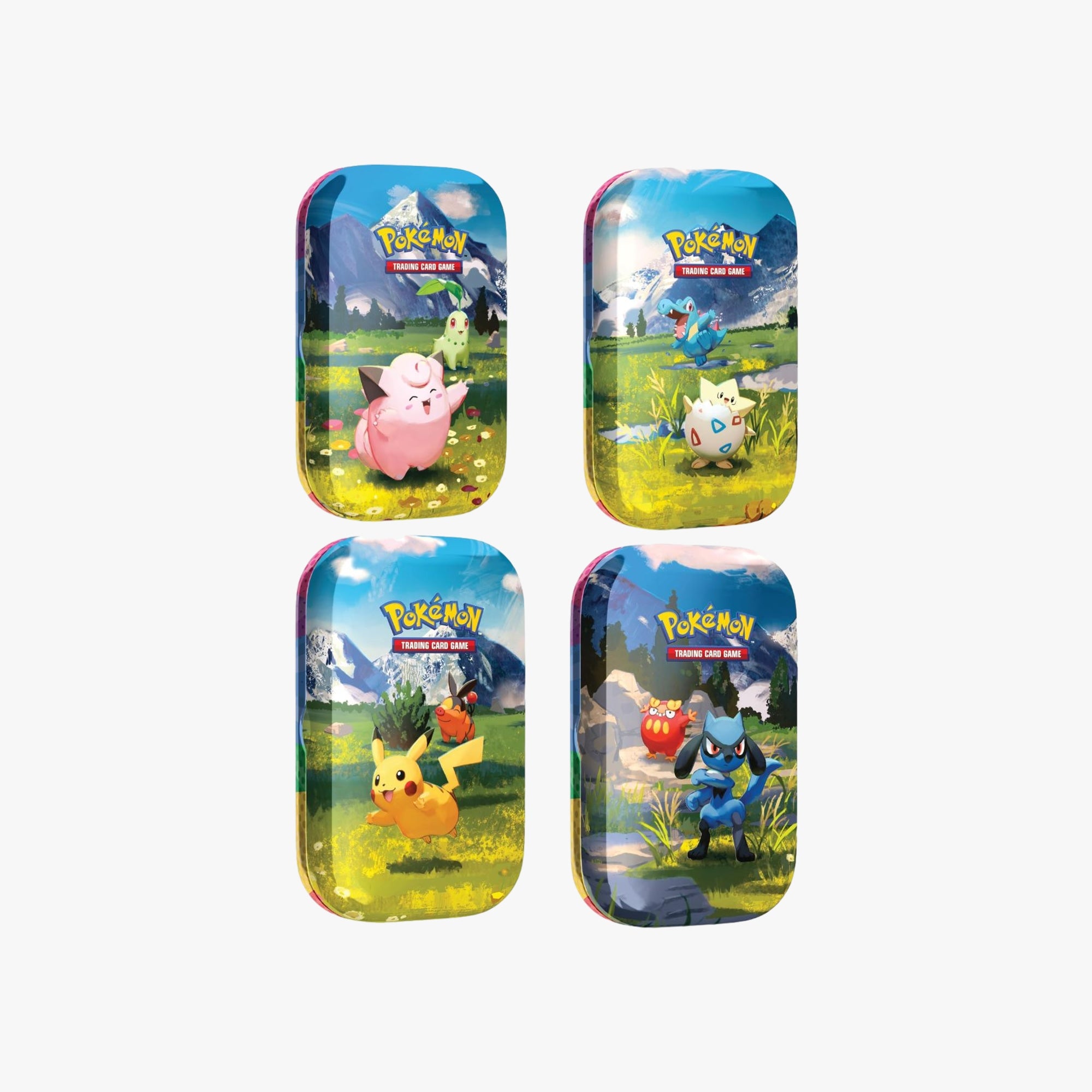 Latinha Pokémon TCG Mega Evolution - Cartas Colecionáveis