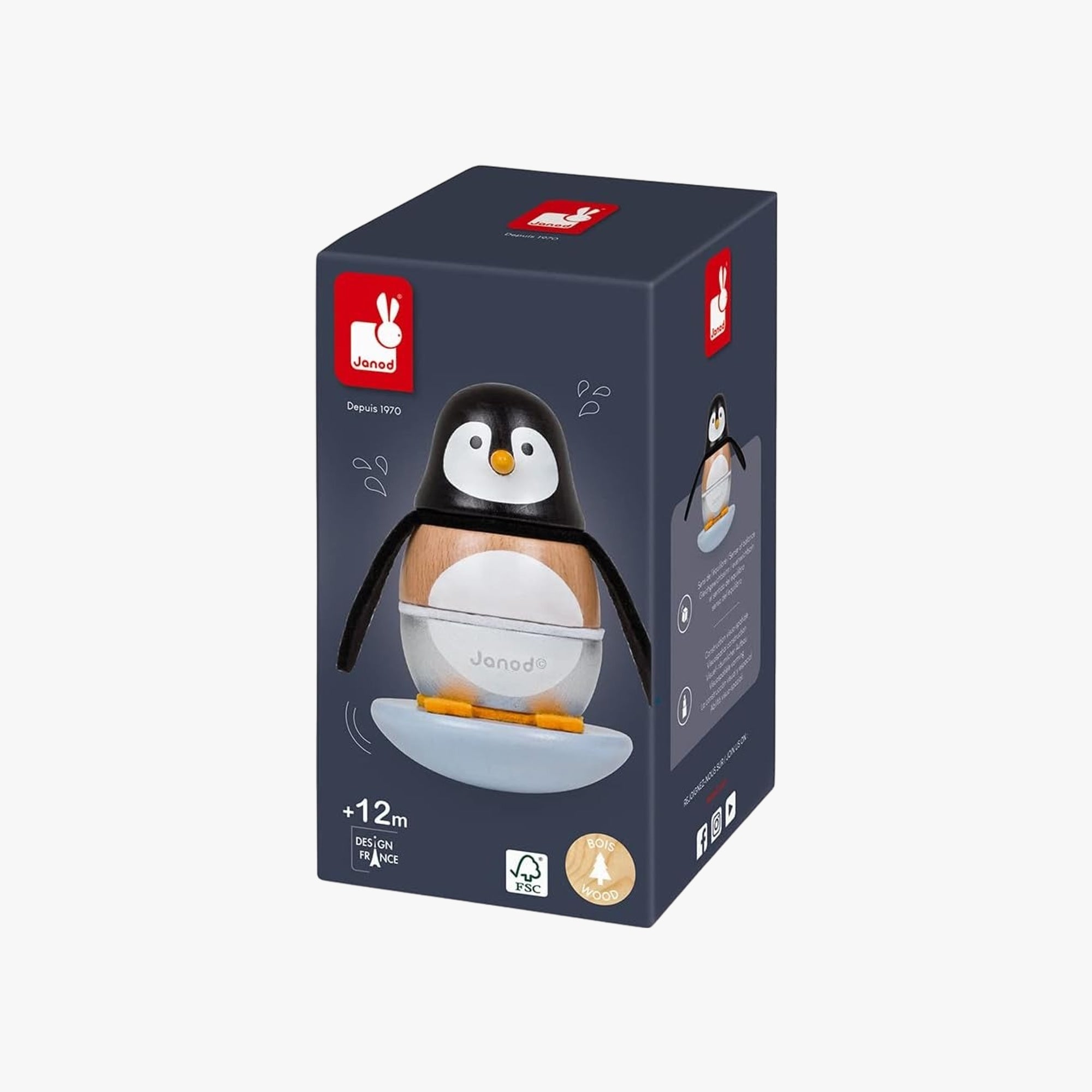 Brinquedo Infantil Pinguim de Empilhar
