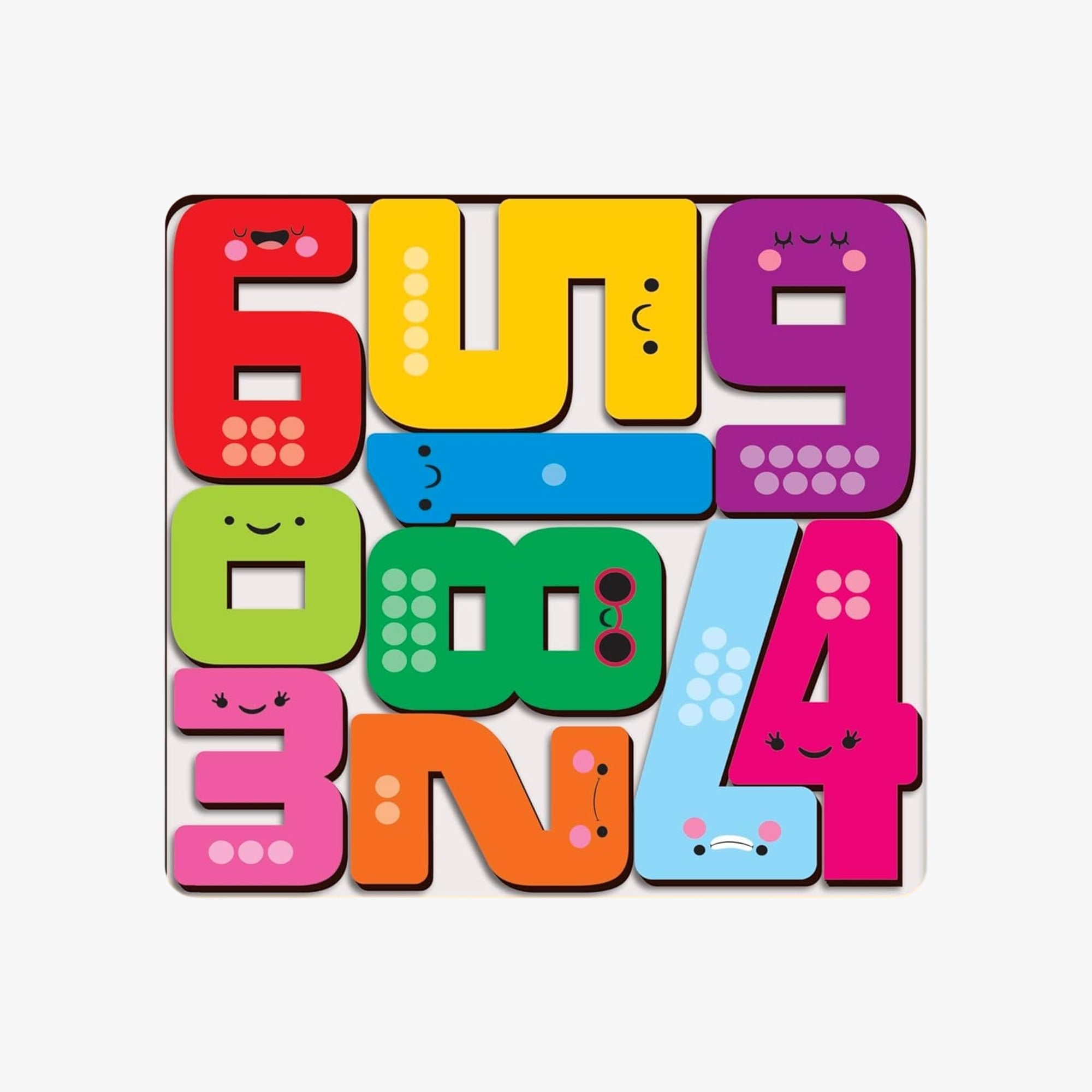 Brinquedo Educativo Monte e Empilhe Números