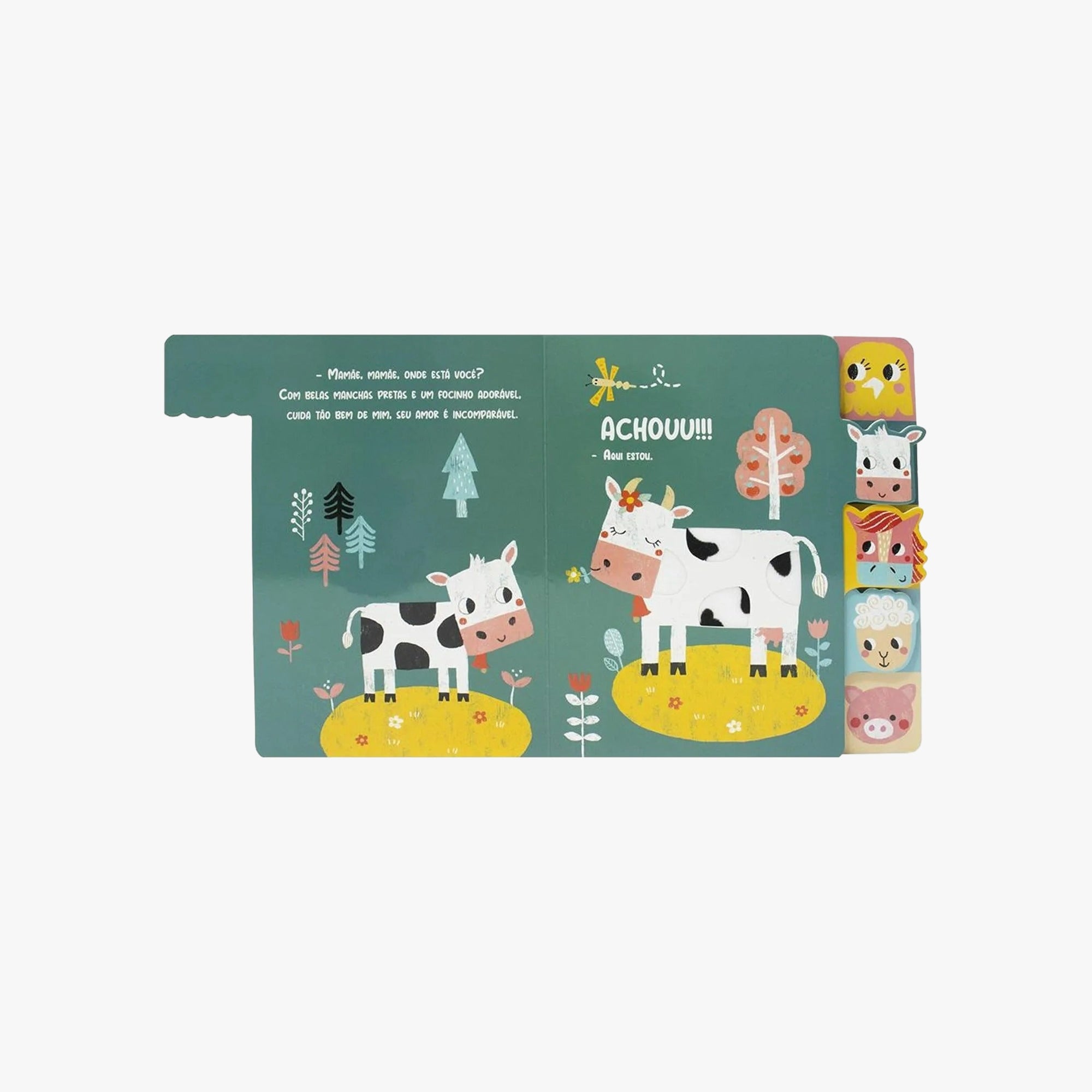 Livro Aventuras Táteis: Animais da Fazenda