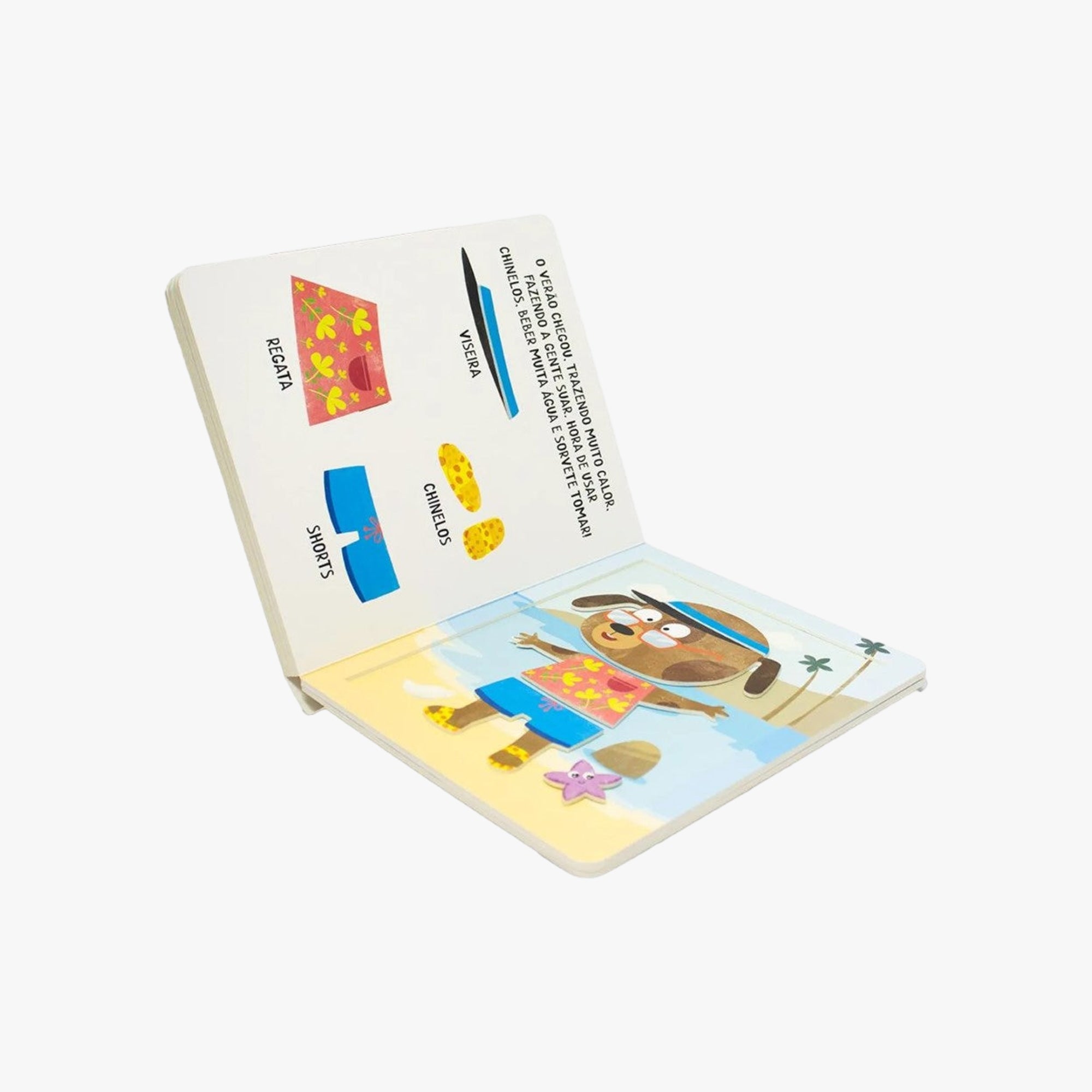 Livro com Velcro Peças Dançantes Roupas