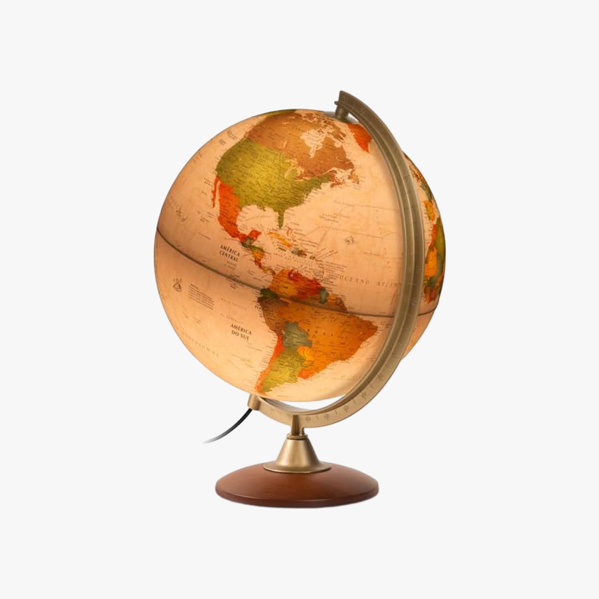 Globo Terrestre Colombo 30cm Iluminado