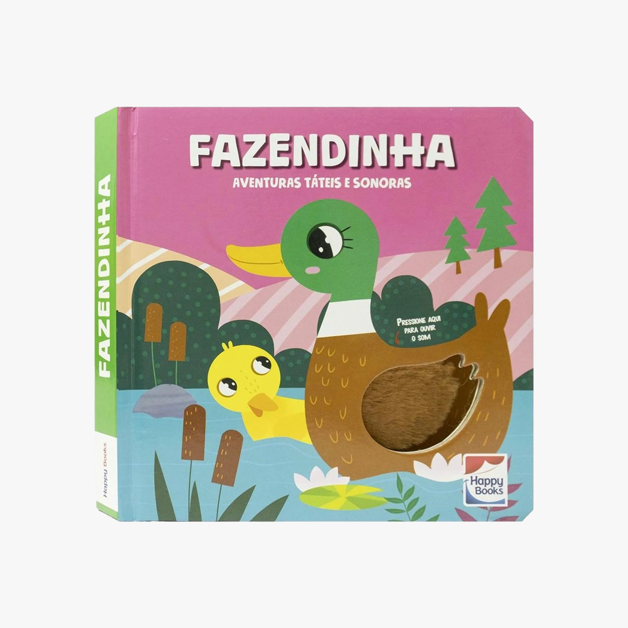 Livro Infantil Sonoro e Tátil Fazendinha