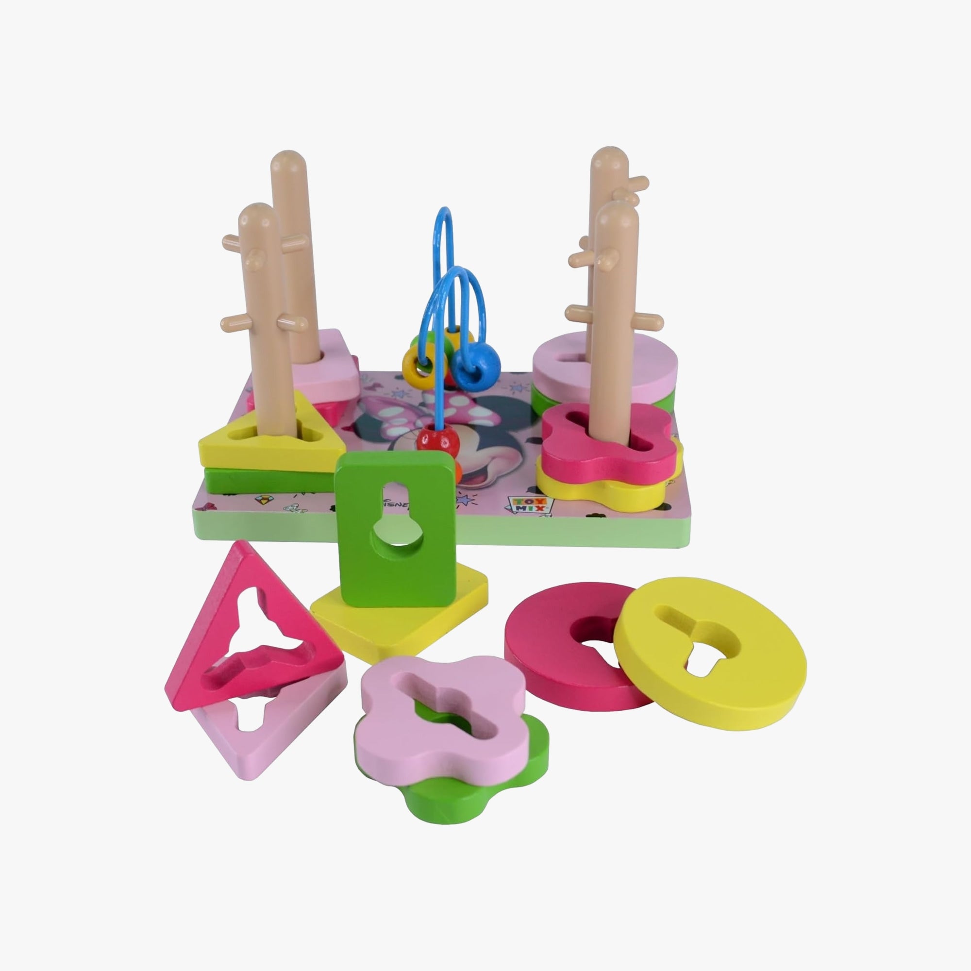 Brinquedo Aramado Divertido Cores e Formas Minnie