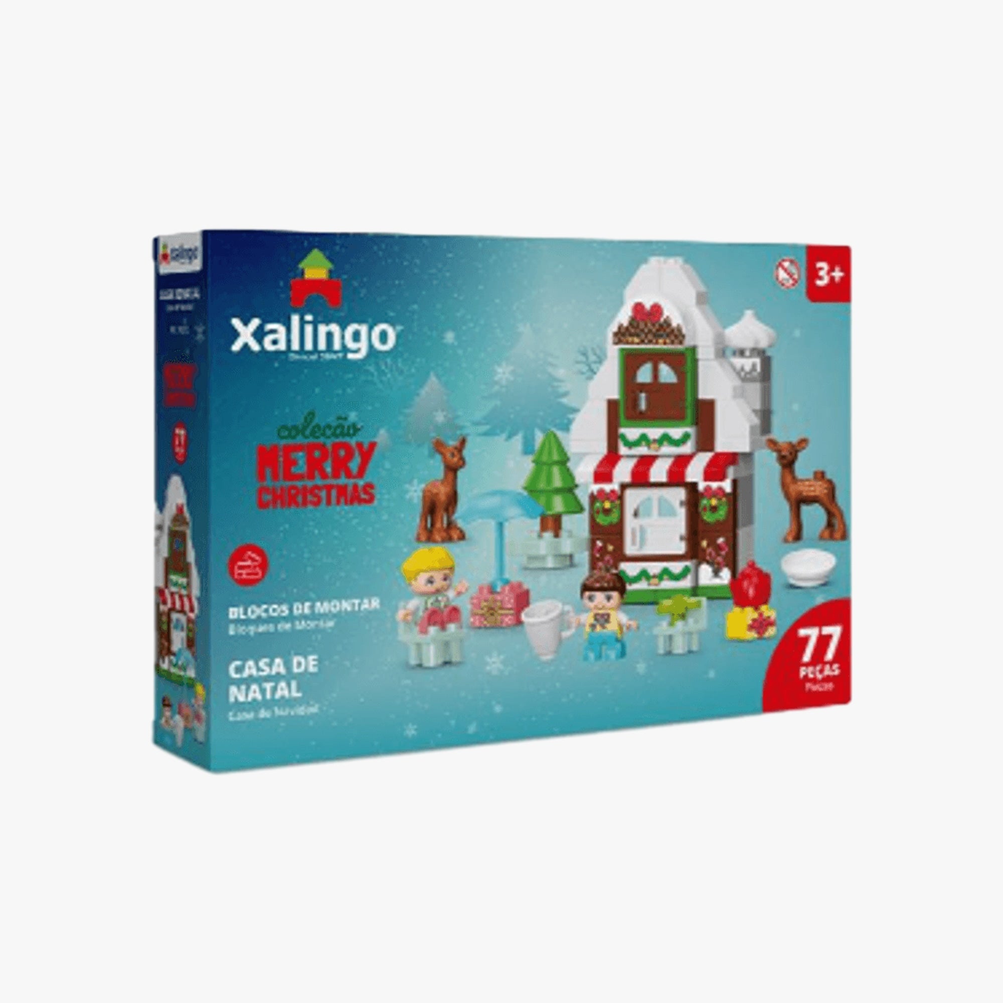 Blocos de Montar Grande de Natal 77 Peças