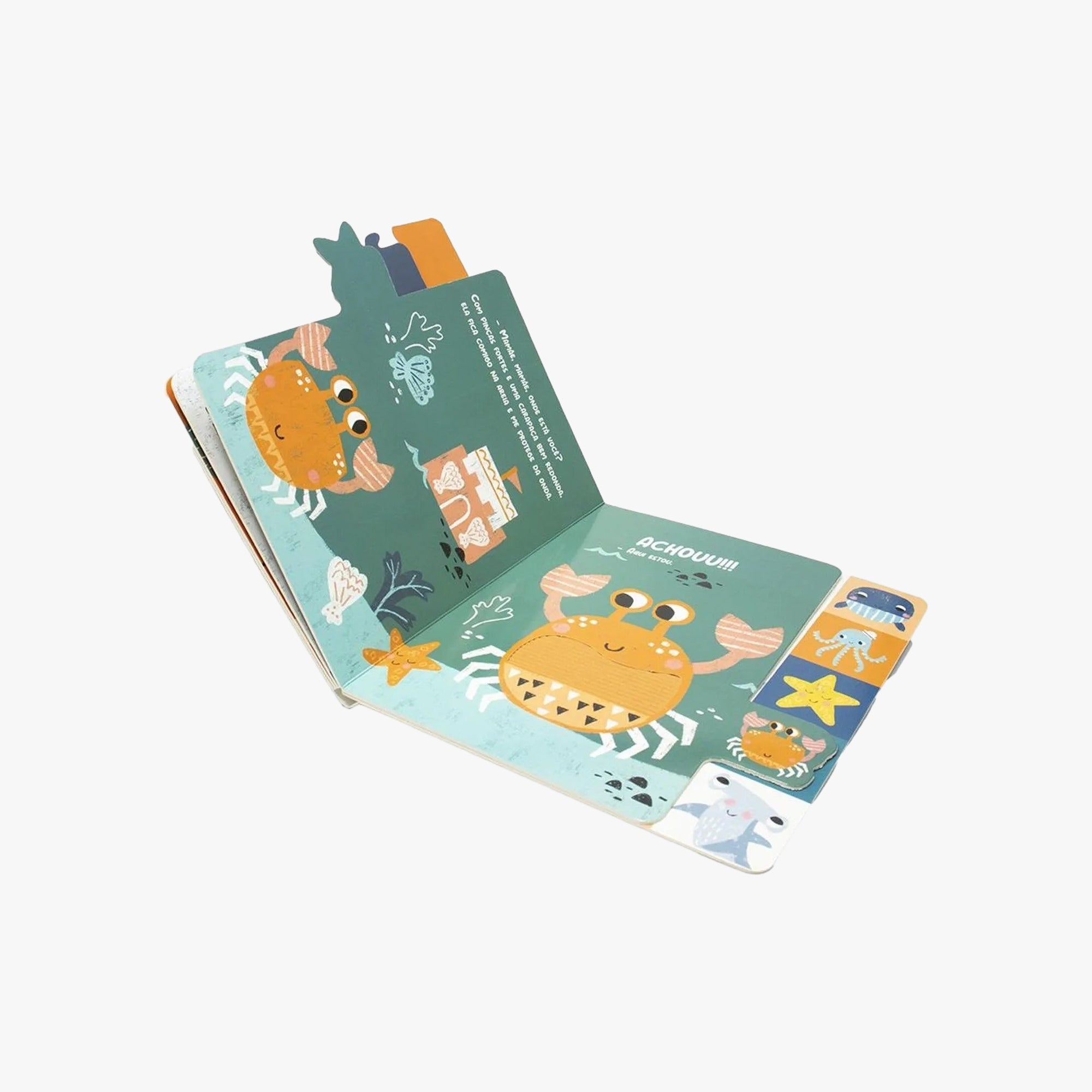 Livro Aventuras Táteis: Animais do Oceano