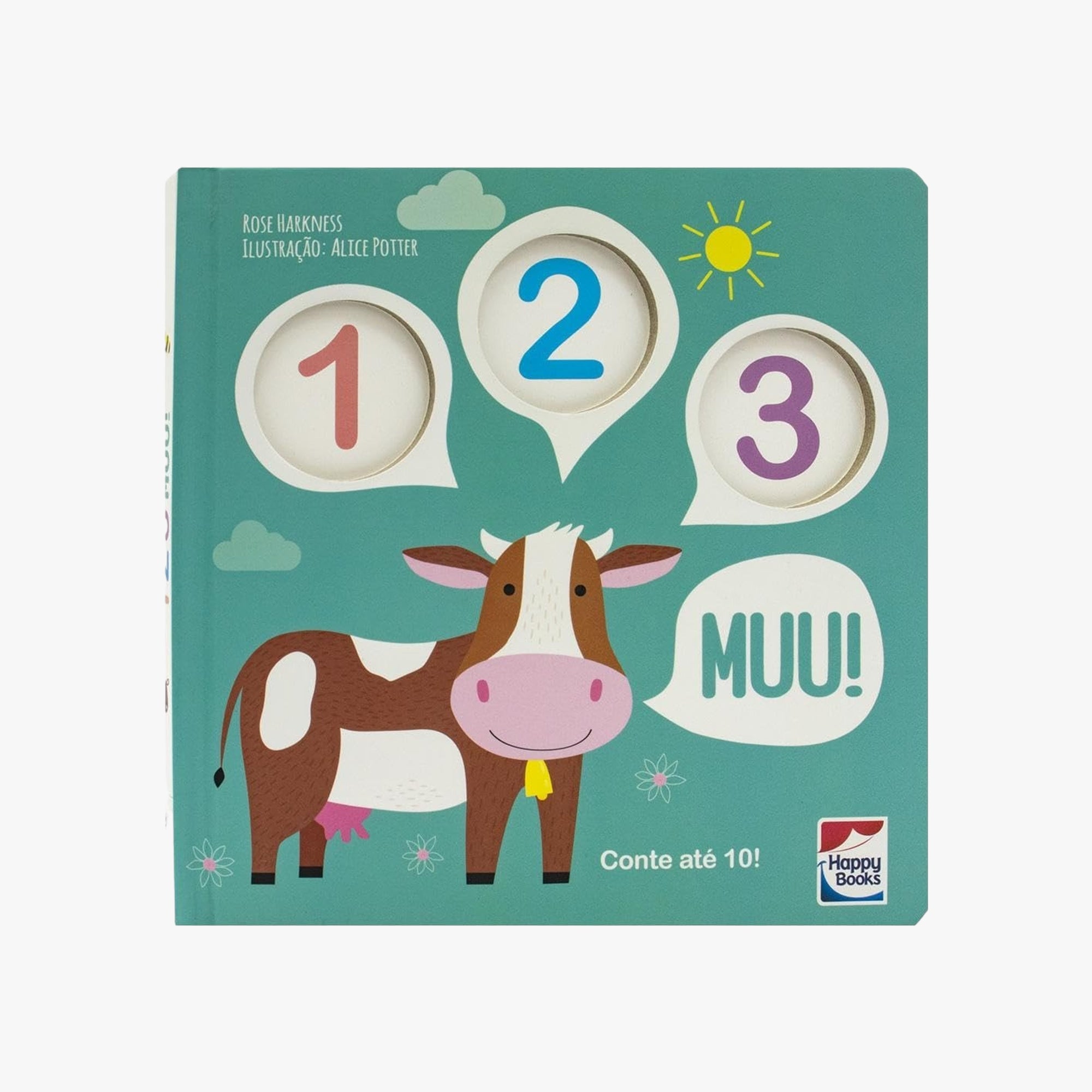Livro Infantil Conte Até 10 Muu!