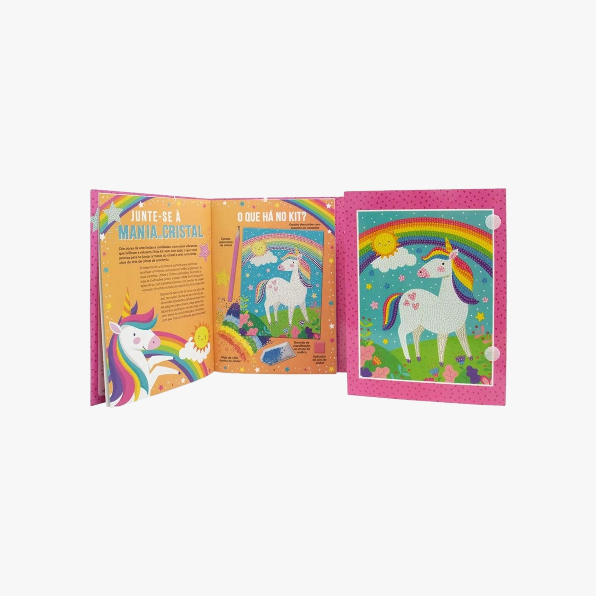 Livro e Kit Crie sua Arte com Cristal