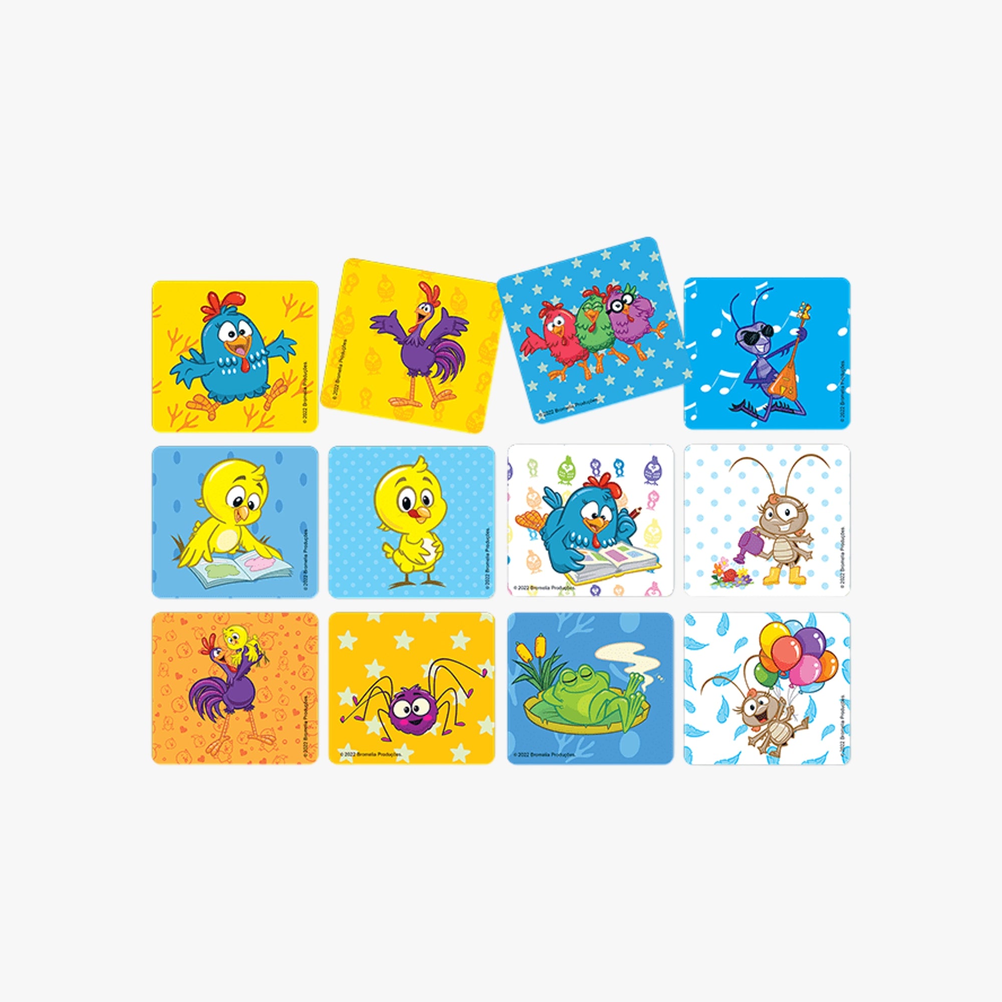 Jogo da Memória Grandinho Galinha Pintadinha
