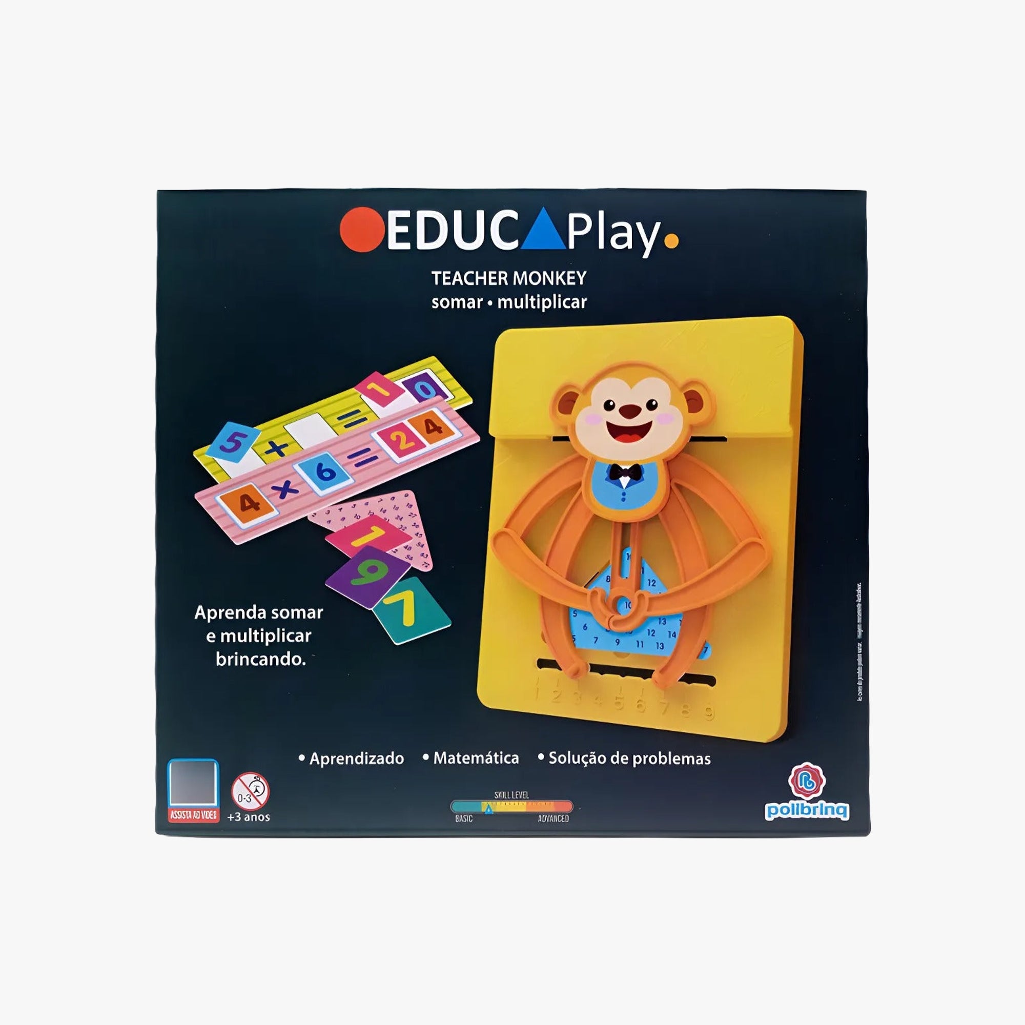 Brinquedo Educativo de Matemática Teacher Monkey