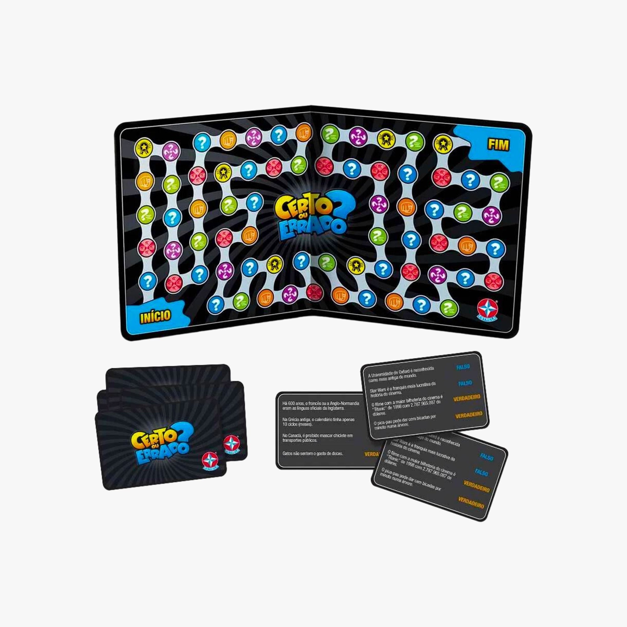 Jogo de Tabuleiro Certo ou Errado